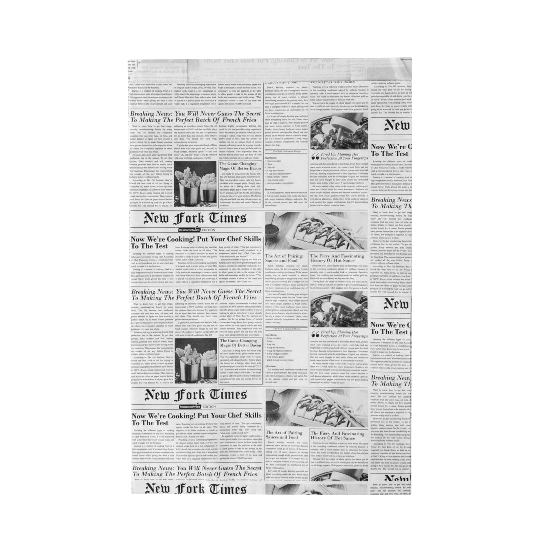 Eco-Friendly Newsprint Paper French Fry & Snack Bags - 7
