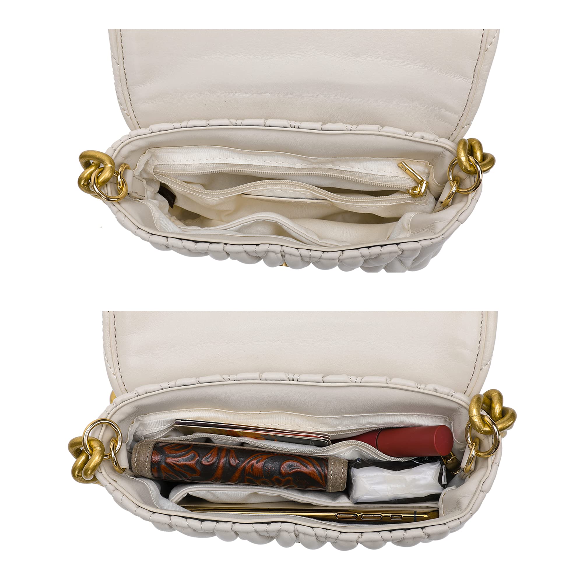 Montana West Quilted Crossbody Bag for Women - Stylish Small Purse with Top Handle - Perfect for Work, Travel & Everyday Use