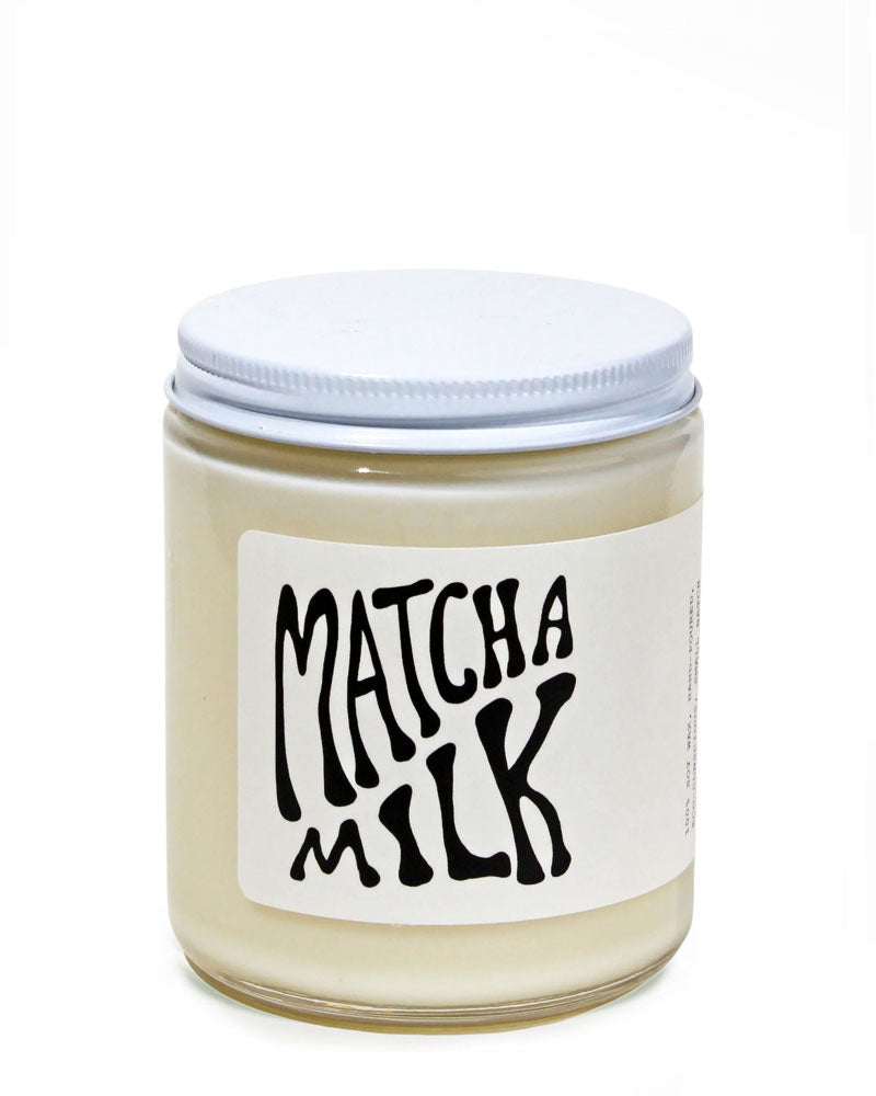 Premium Matcha Milk Soy Candle - 7oz Natural Soy Wax, Relaxing Aroma for Home, Spa & Meditation - Eco-Friendly Gift for Tea Lovers