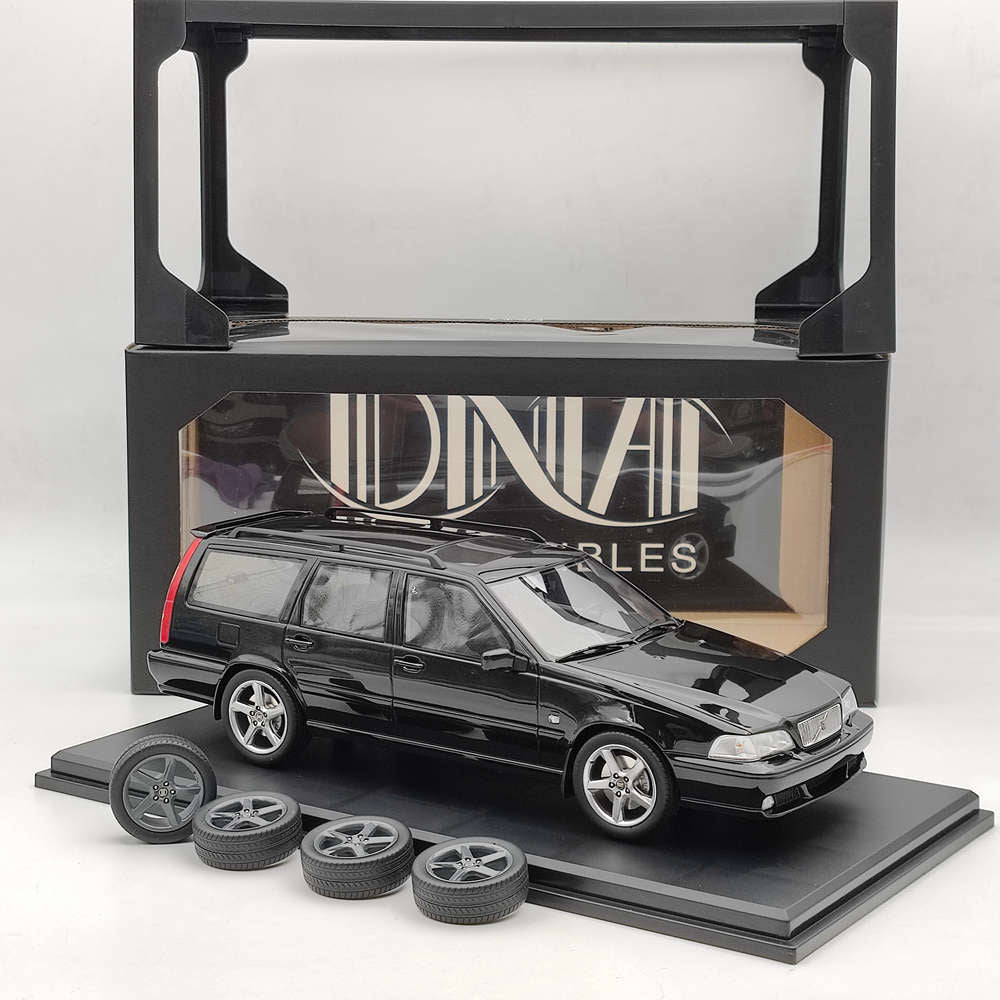 1/18 Scale VOLVO V70 R P80 1998 Limited Edition Resin Model Car - DNA Collectibles DNA000232 Black - Perfect for Car Enthusiasts, Collectors & Home/Office Display