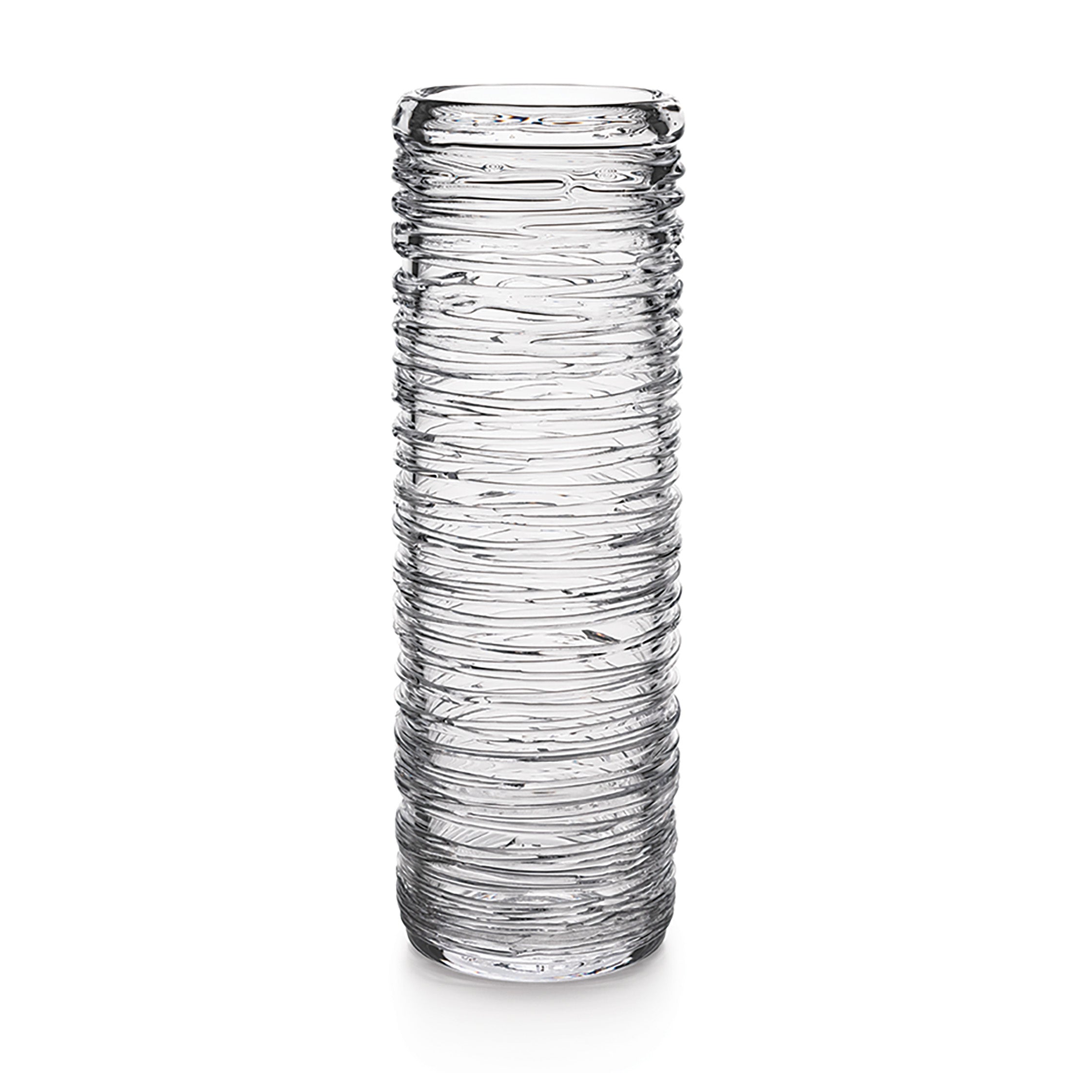 Echo Lake Vase - Elegant Tall Glass Vase for Home Decor, Wedding Centerpieces, and Floral Arrangements
