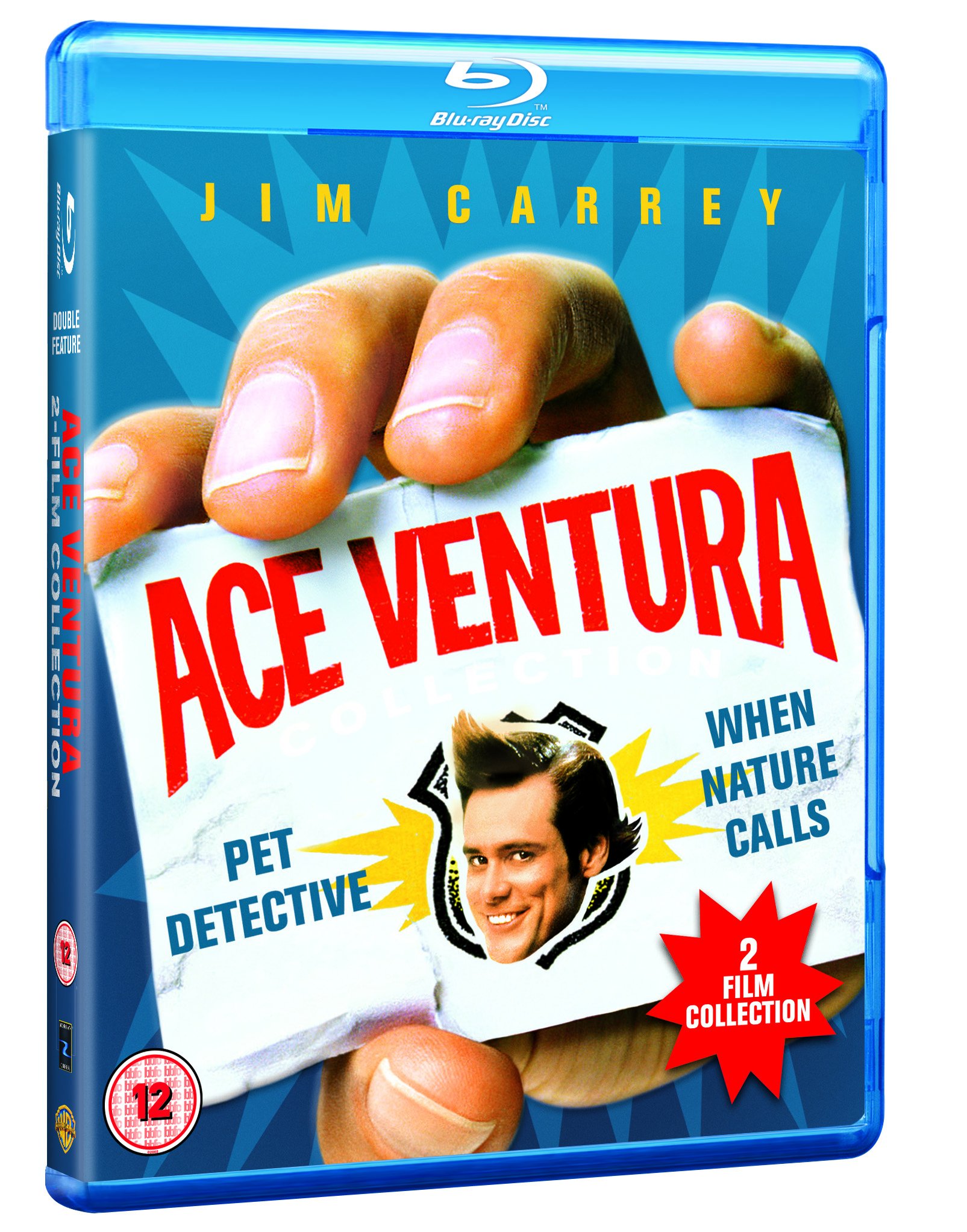 Ace Ventura: Pet Detective & Ace Ventura: When Nature Calls - 2-Movie Collection Blu-ray (Region Free, UK Import) - Perfect for Movie Nights and Comedy Lovers
