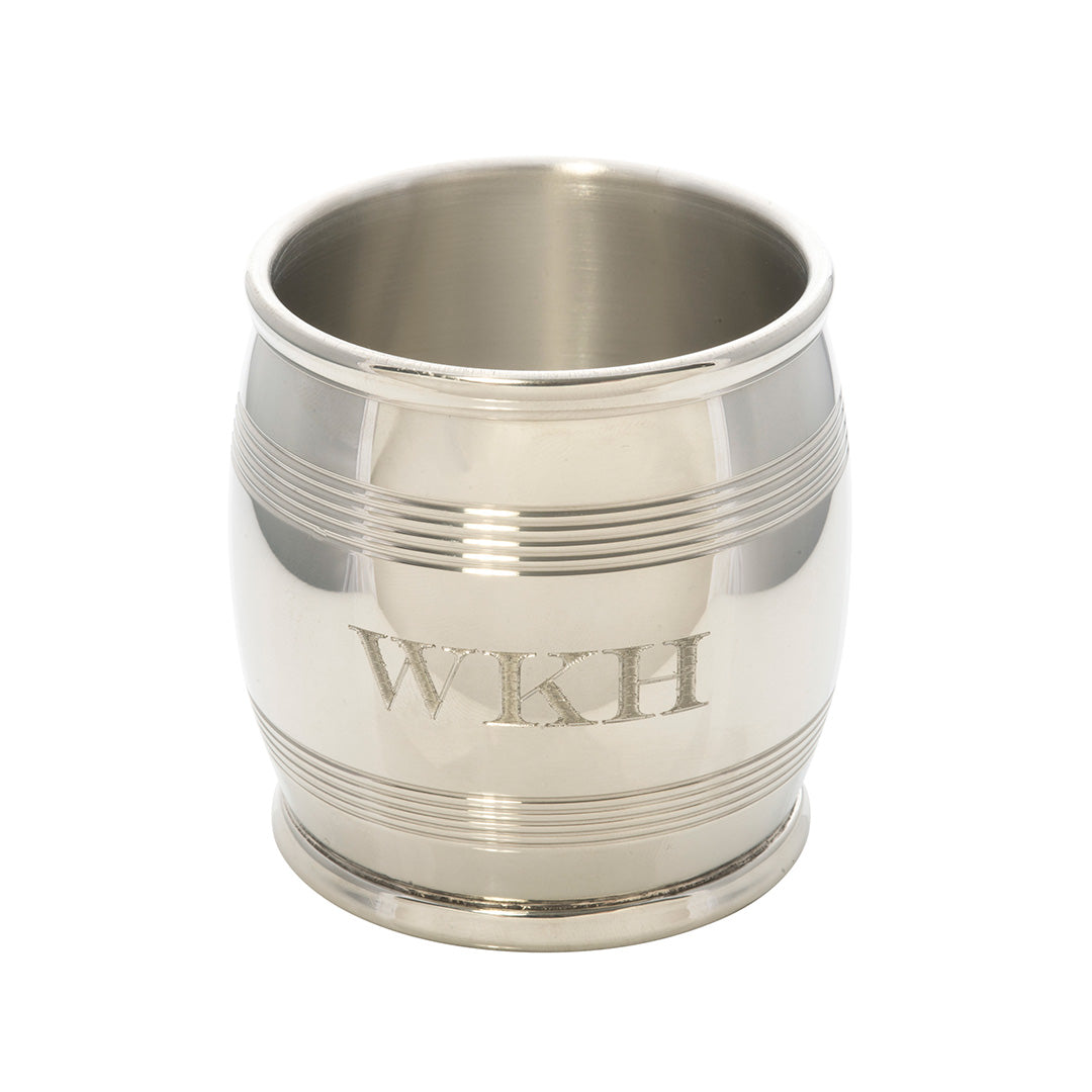Vintage Pewter Julep Cup 9oz - Classic Southern Style Mint Julep Cup for Bourbon, Cocktails & Iced Tea - Perfect for Kentucky Derby Parties, Summer Gatherings & Home Bar Decor