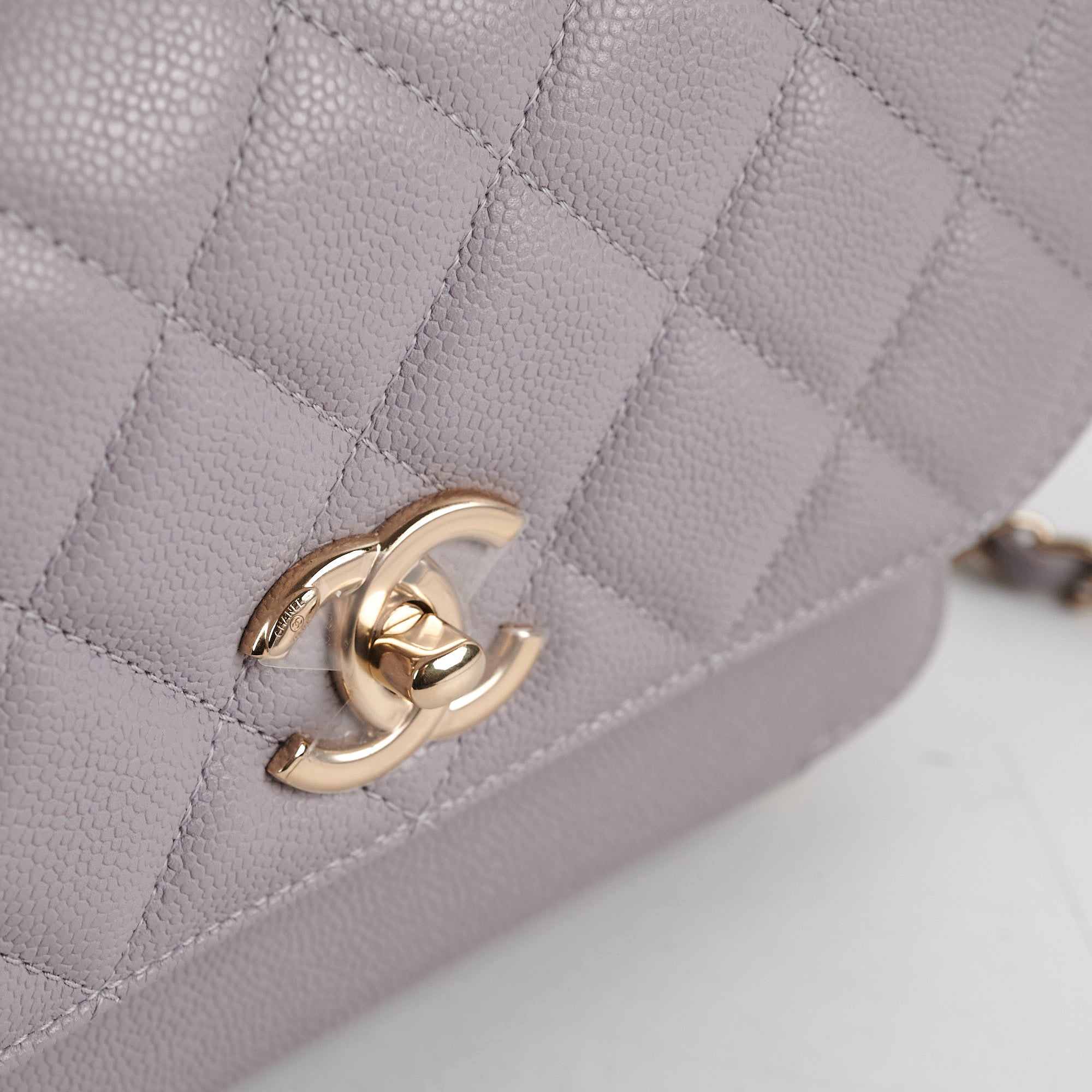 Chanel Small Affinity Caviar Grey Microchip Crossbody Bag 2022 | Luxury Designer Handbag for Women | Perfect for Parties, Dating & Everyday Use