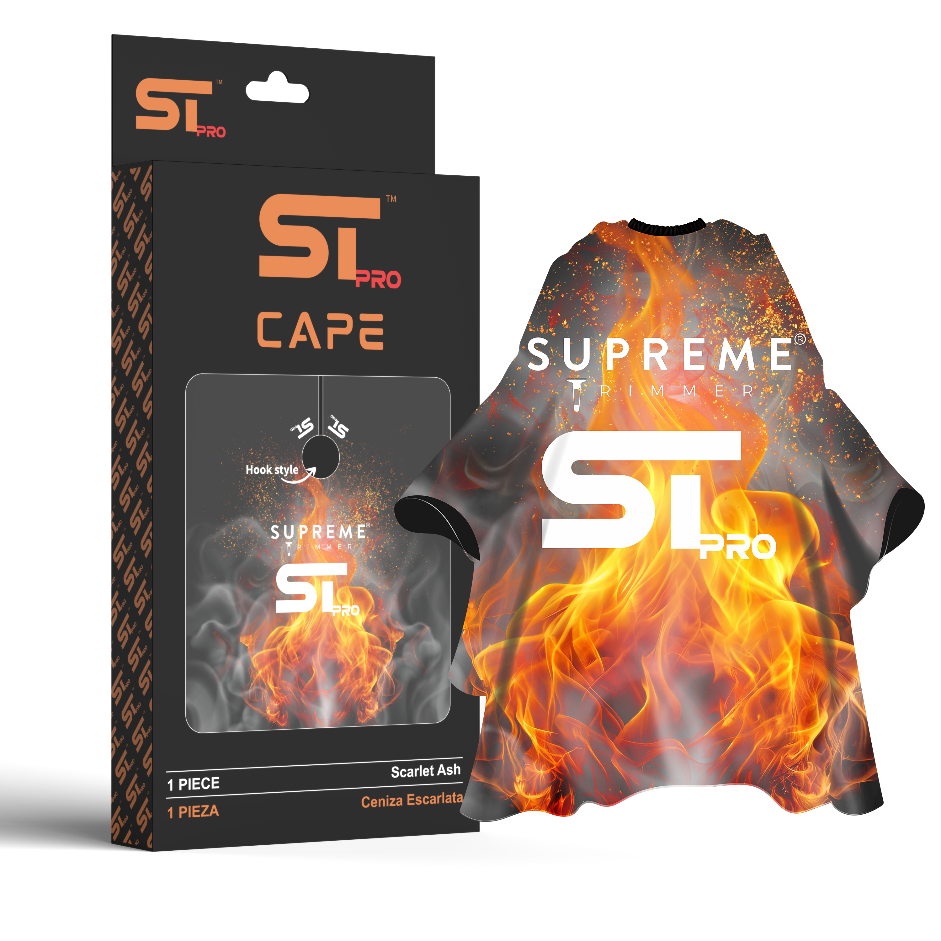 Professional Barber Cape for Haircuts & Styling - Waterproof & Adjustable Salon Cloak for Men, Women & Kids - Perfect for Home, Salon & Barber Shop Use