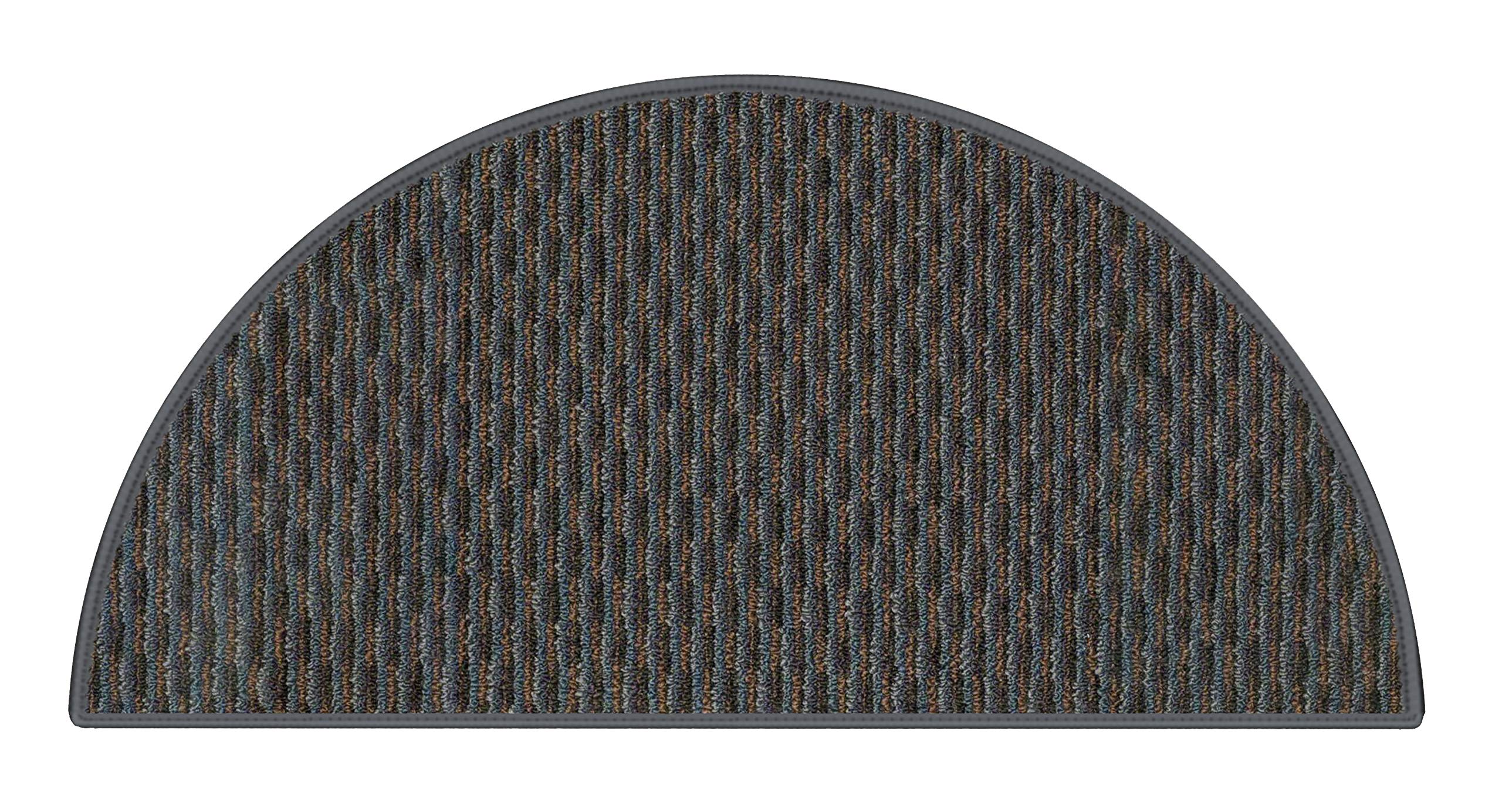 KOECKRITZ Washable Braided Pattern Outdoor Rug – Waterproof & UV-Resistant Half Round 5'X2'6