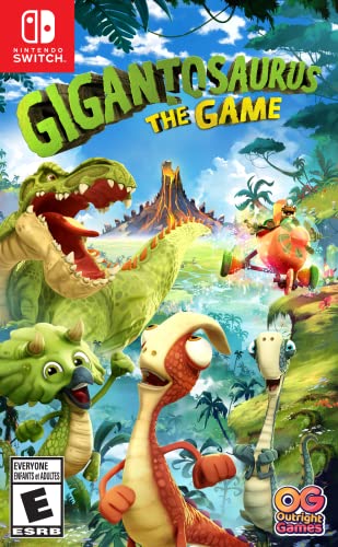 Gigantosaurus Dinosaur Adventure Game for Nintendo Switch - Fun Kids Game for Family & Party Play - Explore Prehistoric World with Dinosaurs