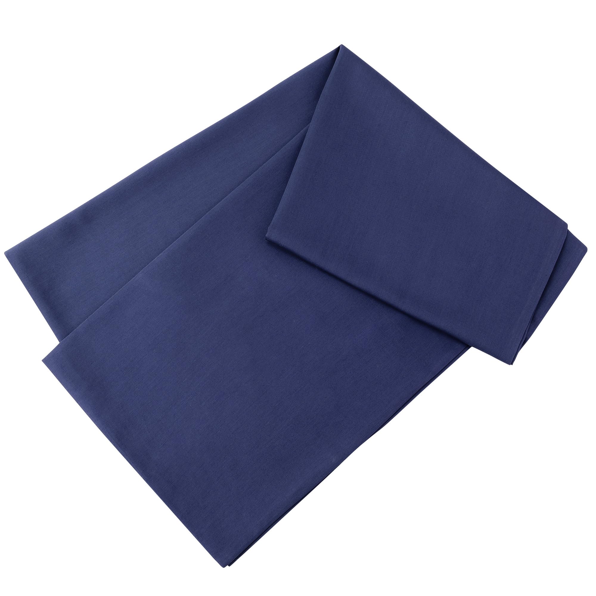 PiccoCasa 400-Thread-Count Cotton Body Pillow Cover with Zipper Closure - 20x54 Inches Navy Blue - Soft & Breathable for Side Sleepers, Pregnancy Support & Home Decor