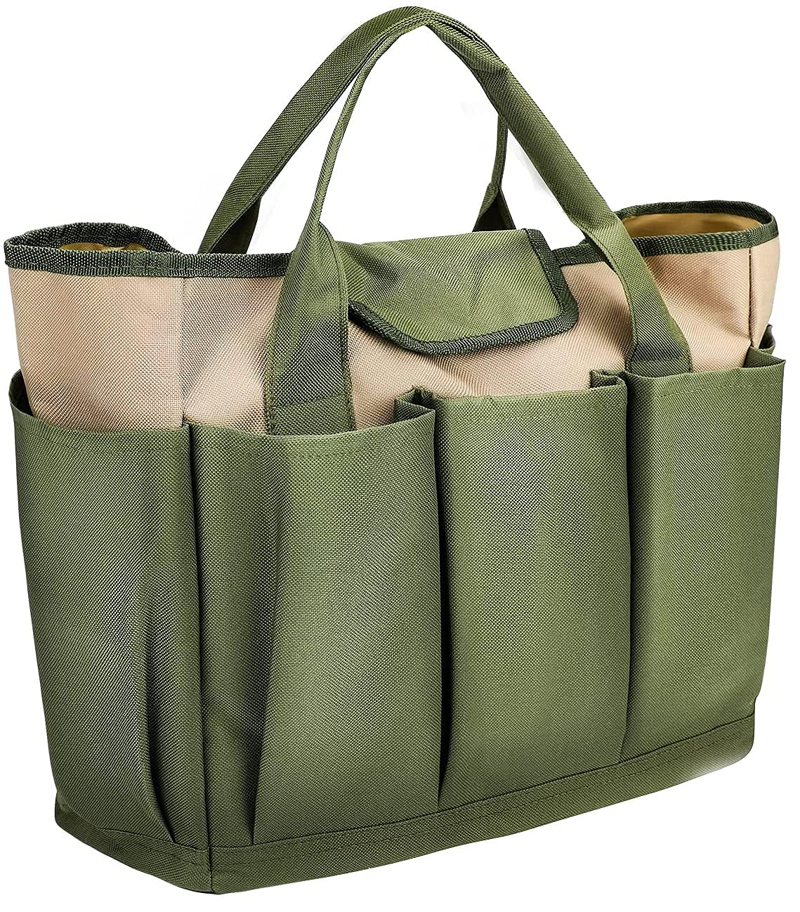 **Mavoorick Heavy Duty Garden Tool Bag with Multiple Pockets - Durable & Reusable Tool Storage Organizer for Gardening, Landscaping & Outdoor Work**    *(Perfect for carrying pruners, trowels, gloves, and other gardening essentials while working in your backyard, greenhouse, or farm.)*
