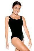 Só Dança Amelia Wide Strap Leotard for Ballet & Dance - Comfortable Stretch Fabric with Full Back Coverage - Perfect for Ballet Class, Recitals & Dance Performances