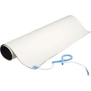 24x27.5 Inch Beige Anti Static Computer Mat for PC Workstation - ESD Protection for Electronics Repair, Gaming Setup & Office Desk Accessories