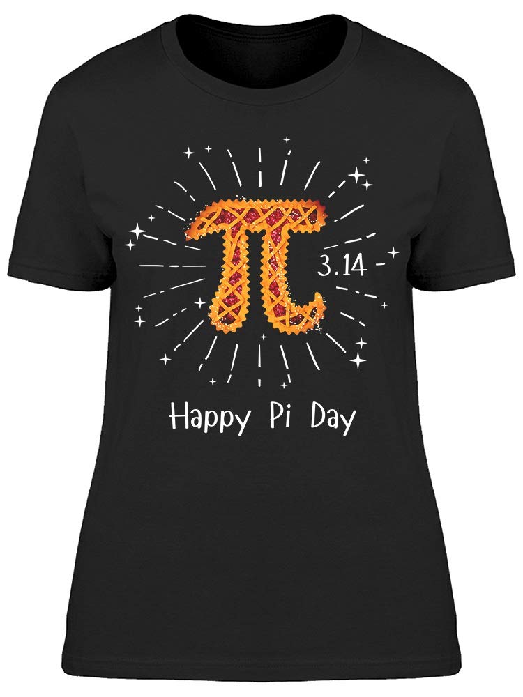 Happy Pi Day Cherry Pie Firework T-Shirt for Women - Fun Math & Science Graphic Tee for Pi Day Celebrations, Classroom Activities, and Nerdy Outfits