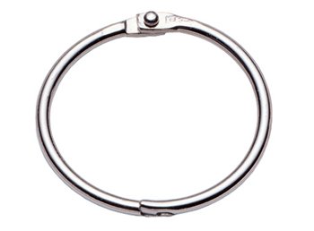 Charles Leonard Loose Leaf Book Rings - 100 Pack, 1 1/2 Inch Diameter, Durable Binder Supplies for Office, School & Home Organization | Perfect for DIY Projects, Notebooks & Document Binding