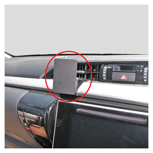 ClicOn No Holes Angled Dash Mount for Toyota HiLux 2016-2025 | Secure Phone Holder for Off-Road & Daily Driving