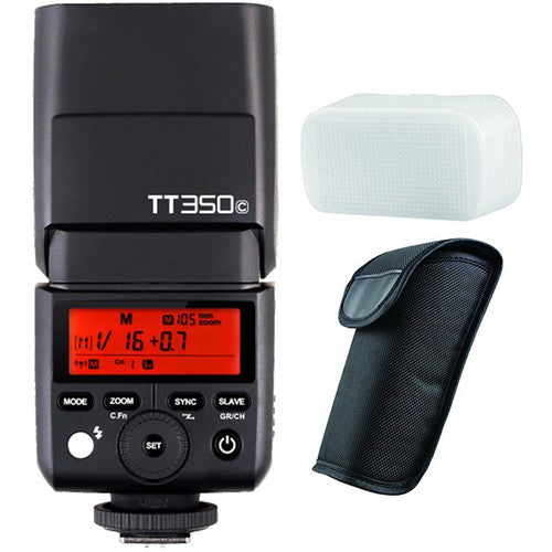 Godox TT350S Mini TTL Speedlite Flash for Canon DSLR & Mirrorless Cameras - Perfect for Portrait, Wedding & Event Photography