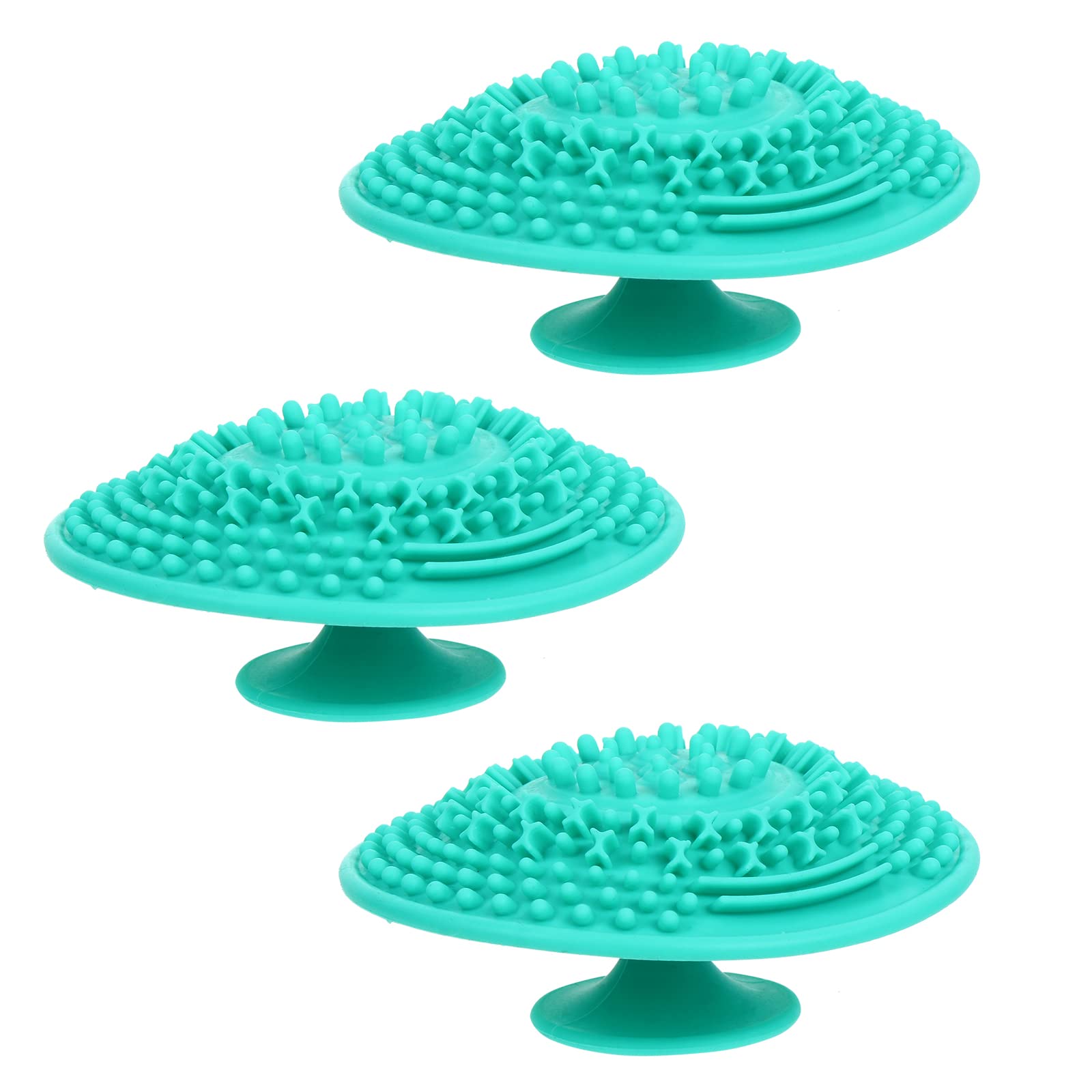 3pcs Makeup Brush Cleaning Cup Set - Professional Cosmetic Brush Cleaner with Scrubber Pad, Beauty Tool for Quick & Hygienic Brush Care (Perfect for Home Salon & Travel Makeup Kits)