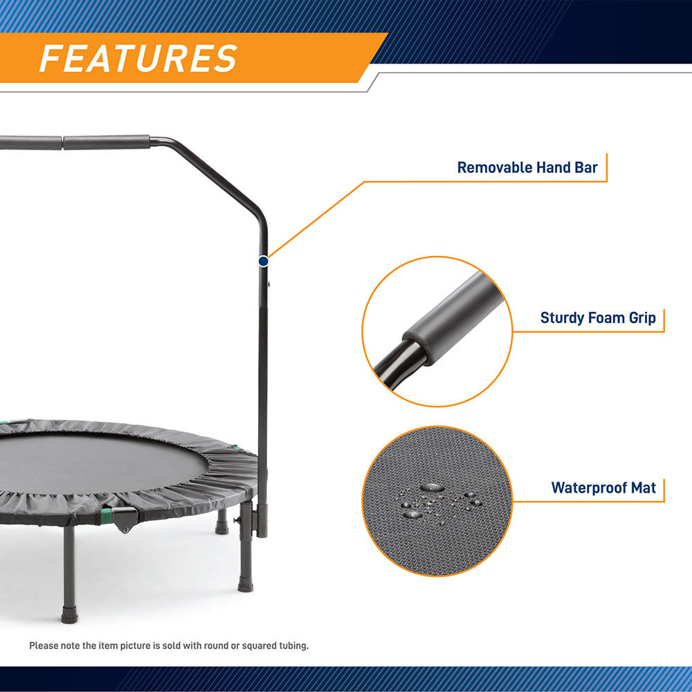 Marcy ASG 40 Cardio Trampoline Trainer - Best Rebounder for Home Workouts, Fitness & Weight Loss | Perfect for Indoor Exercise, Jump Training & Family Fun