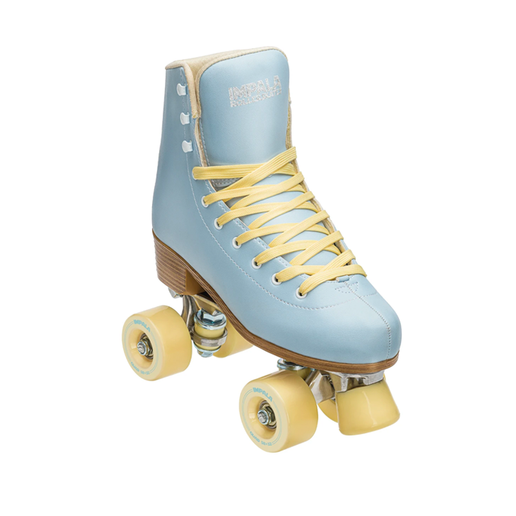 IMPALA Sky Blue Inline Skates for Women & Men - Comfortable & Stylish Roller Skates for Outdoor, Indoor, Rink, Fitness & Recreational Skating