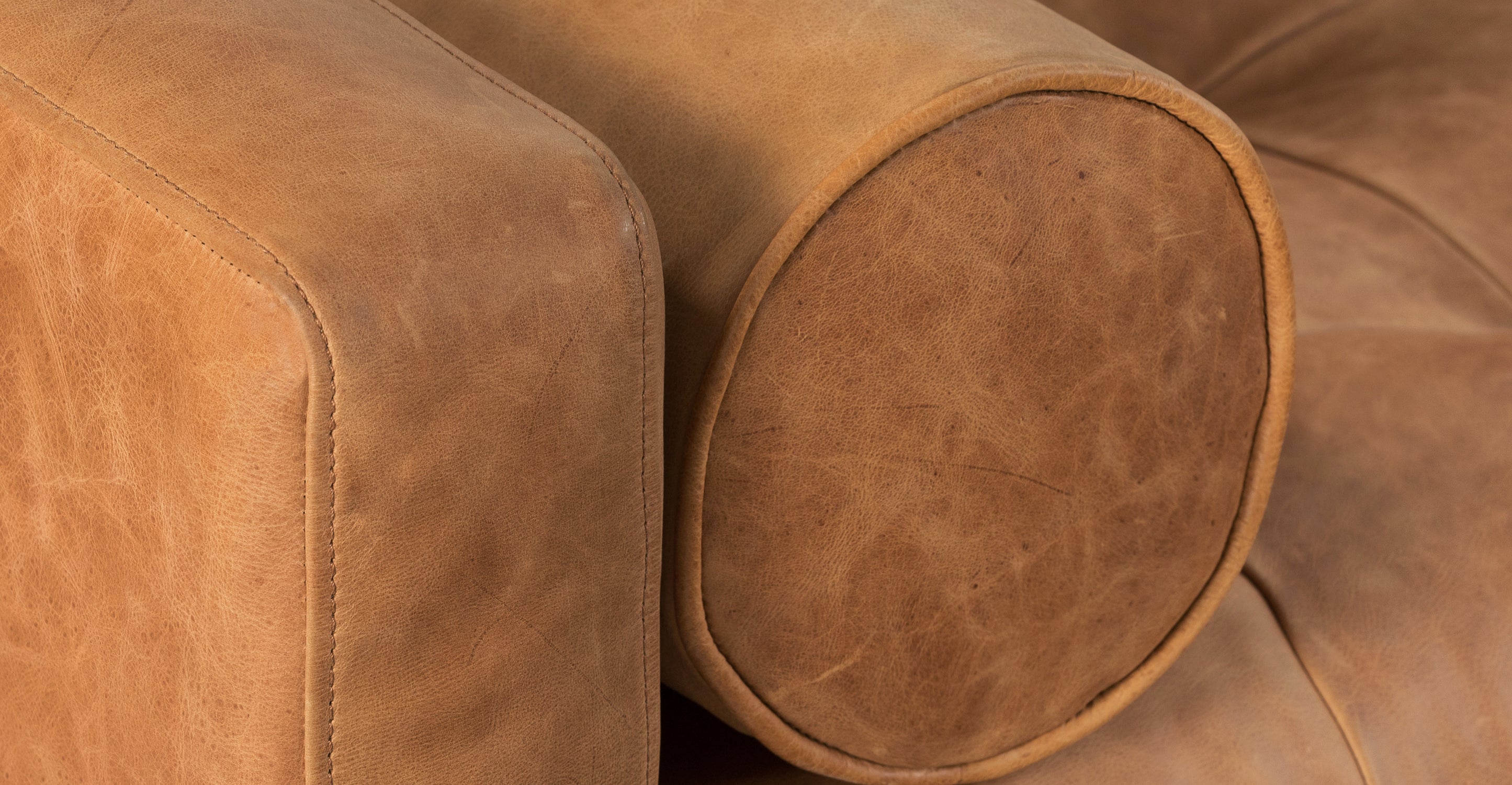 Premium Napa Leather Sofa - Modern Luxury Living Room Furniture for Home & Office - Perfect for Relaxing, Entertaining & Stylish Decor