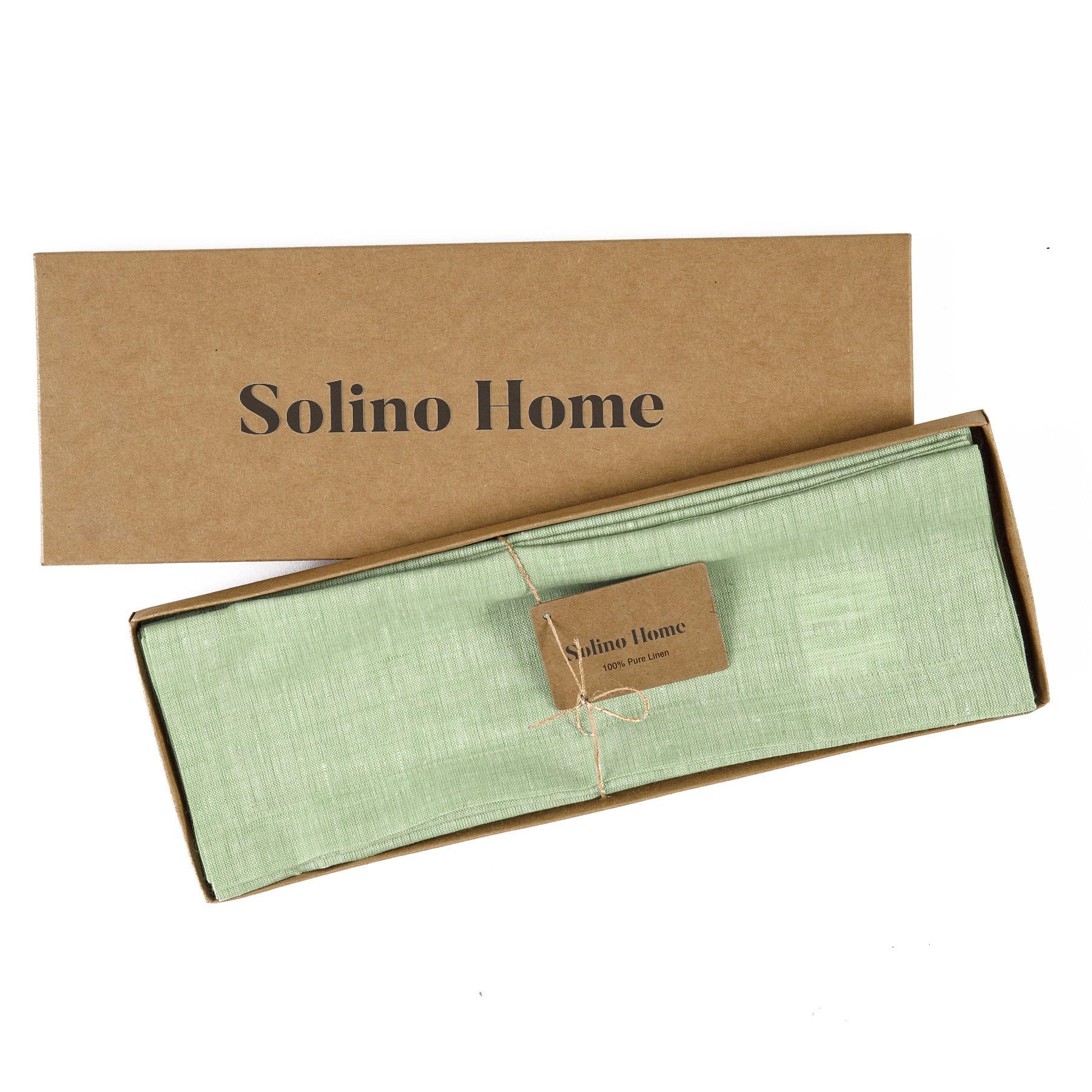 Solino Home 100% Pure Linen Placemats Set of 4 - 14