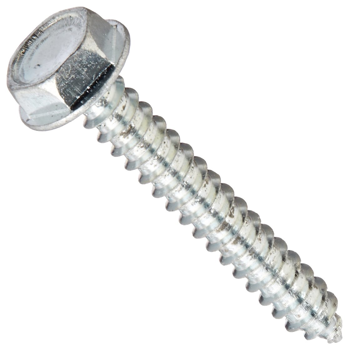 #10-16 Steel Sheet Metal Screws - Zinc Plated, 1-1/4