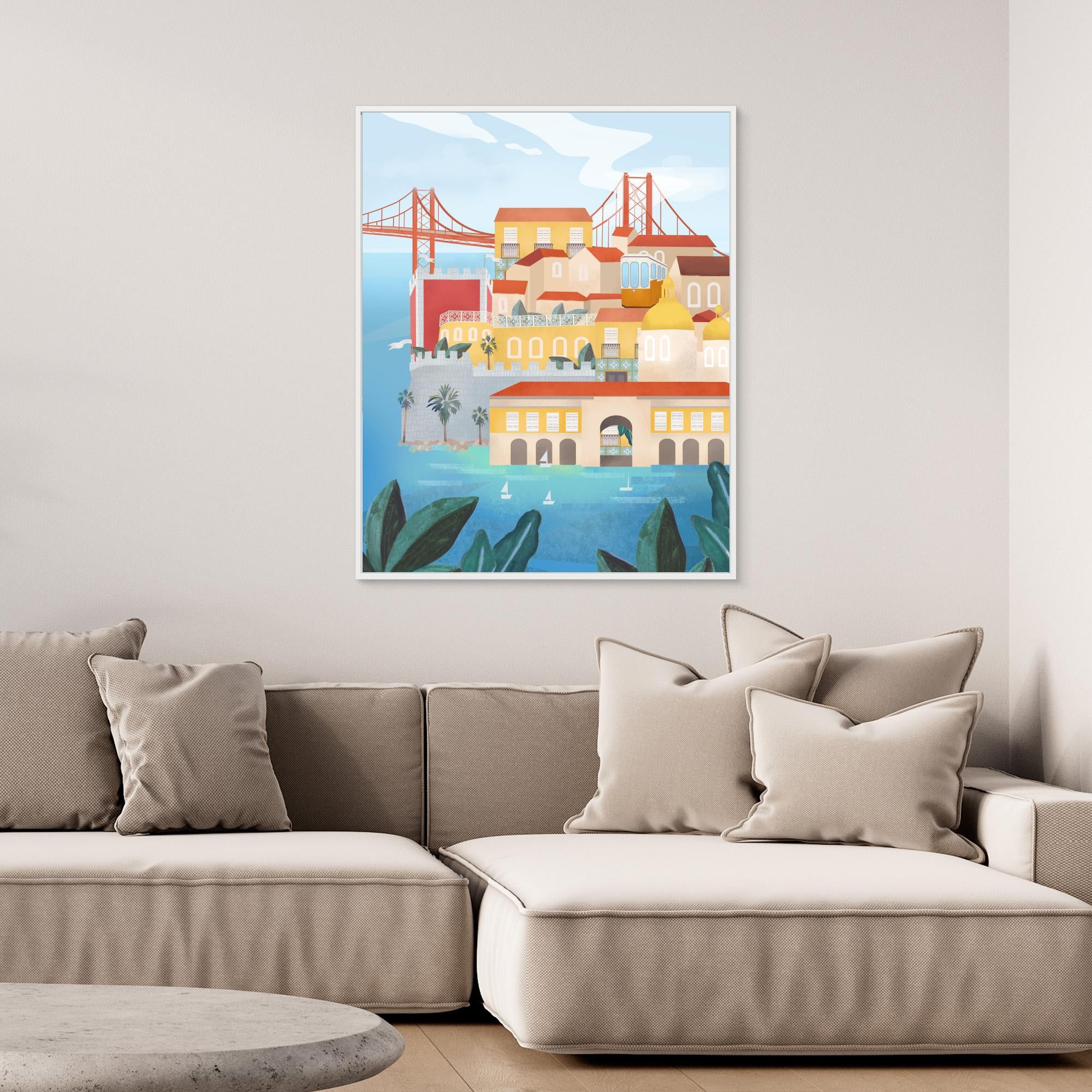Stunning Lisbon Canvas Print by Petra Lizde – Perfect Wall Art for Living Room, Bedroom & Office Decor