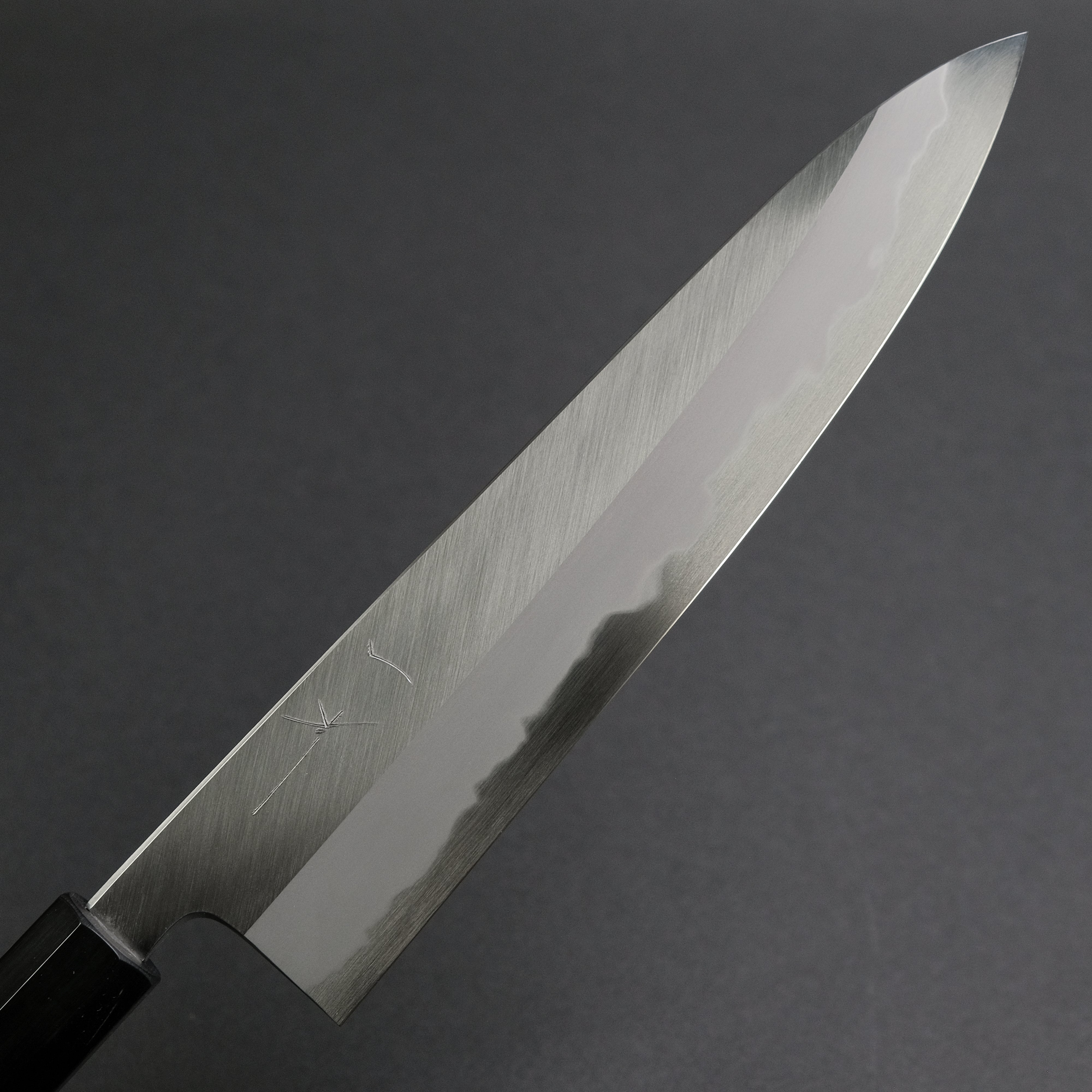 Hitohira Tanaka Kyuzo Blue #1 Migaki Gyuto 240mm Japanese Chef Knife - Taihei Makassar Ebony Handle - Perfect for Sushi, Meat Slicing & Professional Kitchen Use