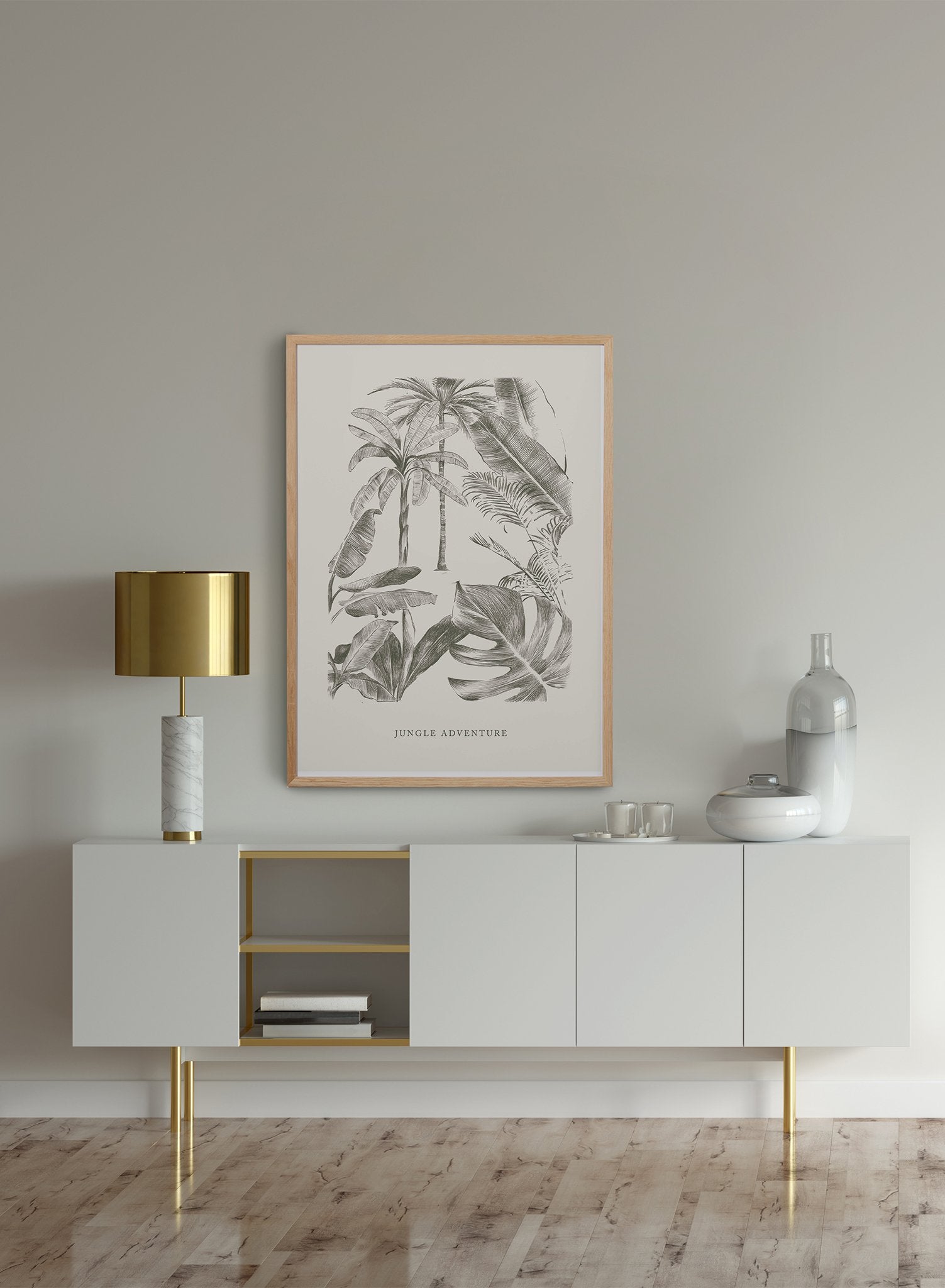 Jungle Adventure Poster - Vibrant Wildlife Wall Art for Kids Room, Nursery, or Classroom Decor - Perfect for Safari & Nature Themed Spaces
