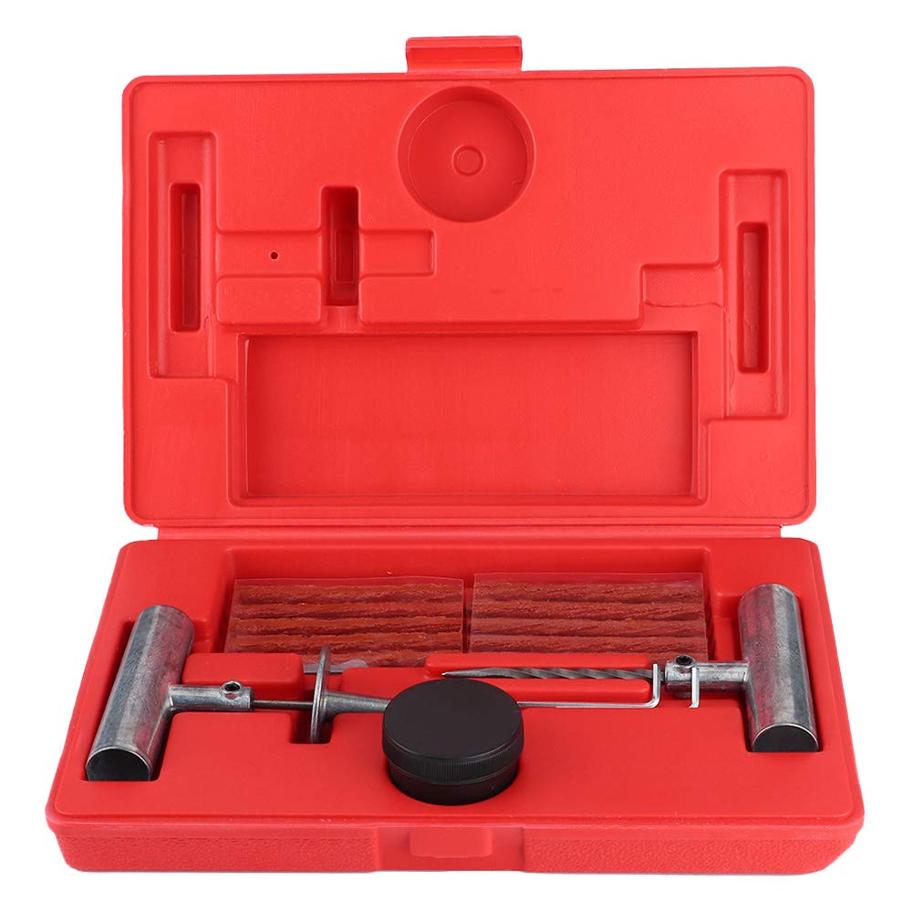 Tubeless Tire Repair Kit - Professional Puncture Plug Tool for Tractors, Lawn Mowers, Trucks & Cars - Essential Wheel Maintenance for Off-Road, Farm & Auto Use