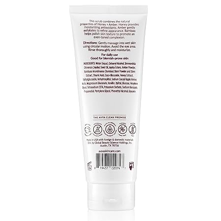 Honey Amber Scrub & Toner Duo - Deep Cleansing Skincare Set for Glowing Face