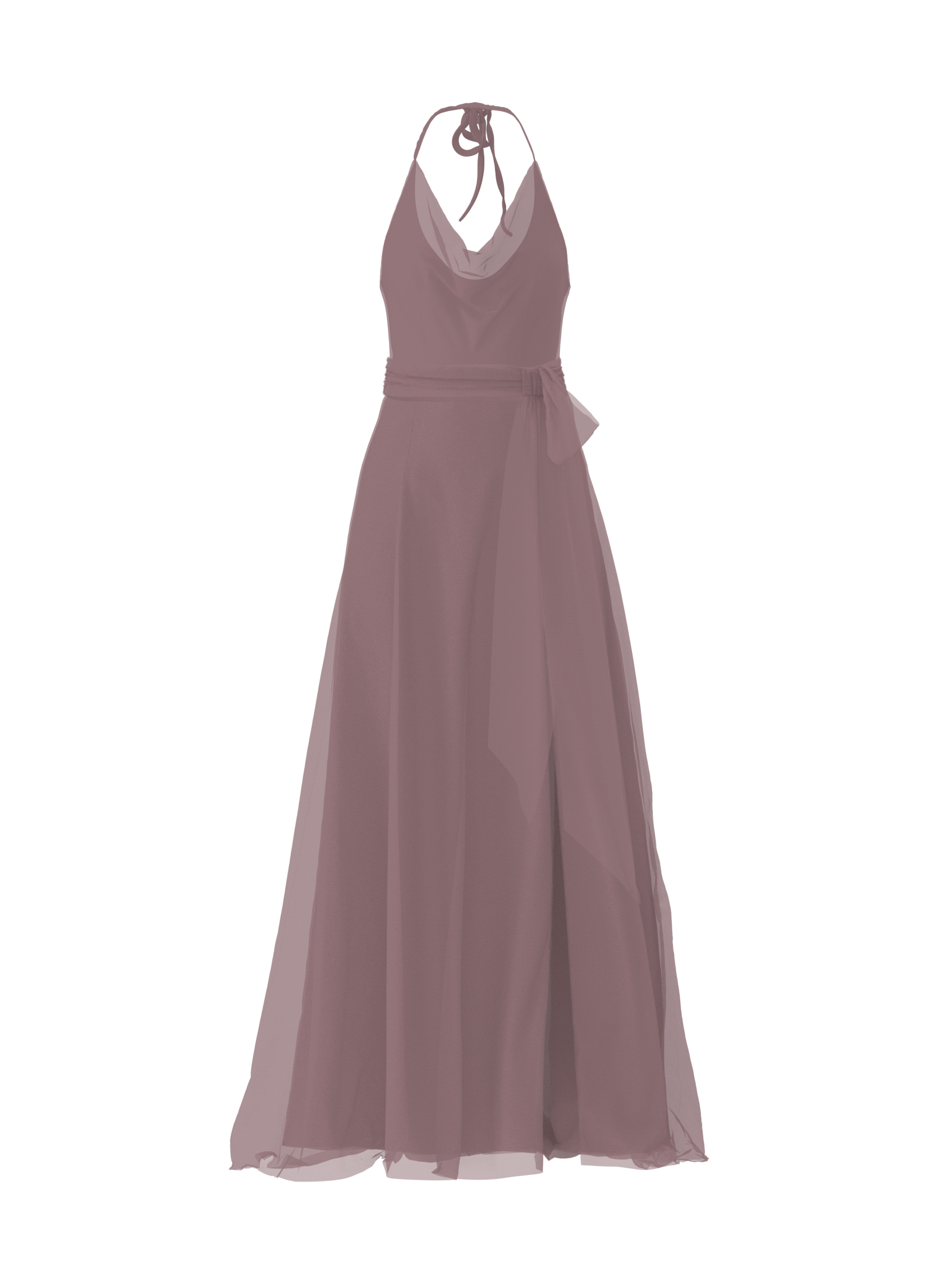 Daryn Bodice & Arabella Skirt Set with Sash Belt in Mauve - Perfect for Weddings, Parties, and Formal Events
