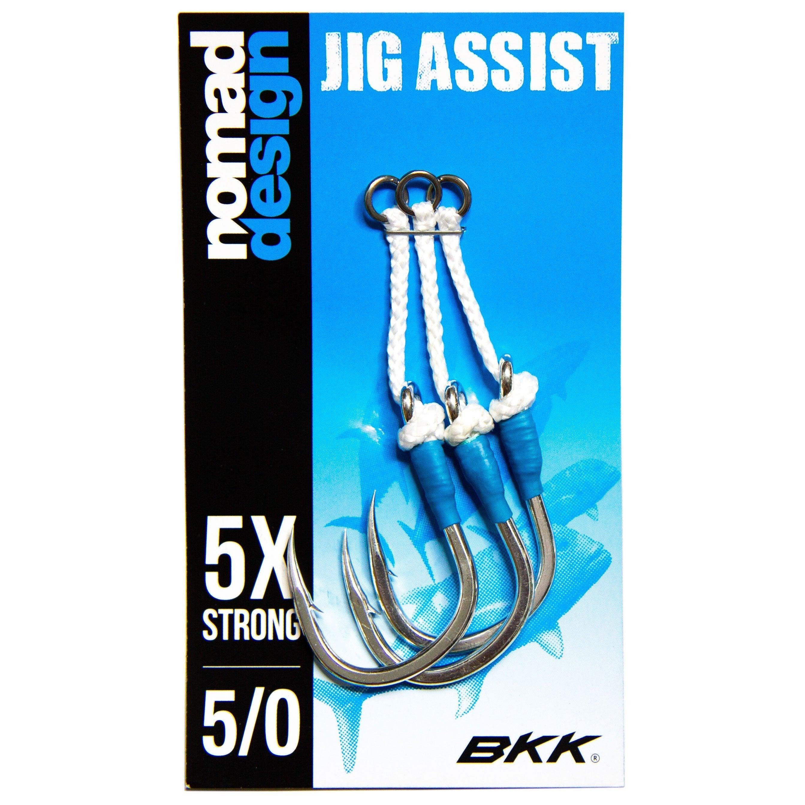 Premium Nomad Jigging Assist Hooks - Strong Saltwater Fishing Hooks for Tuna, Grouper & Amberjack - Perfect for Offshore Deep Sea Jigging & Bottom Fishing