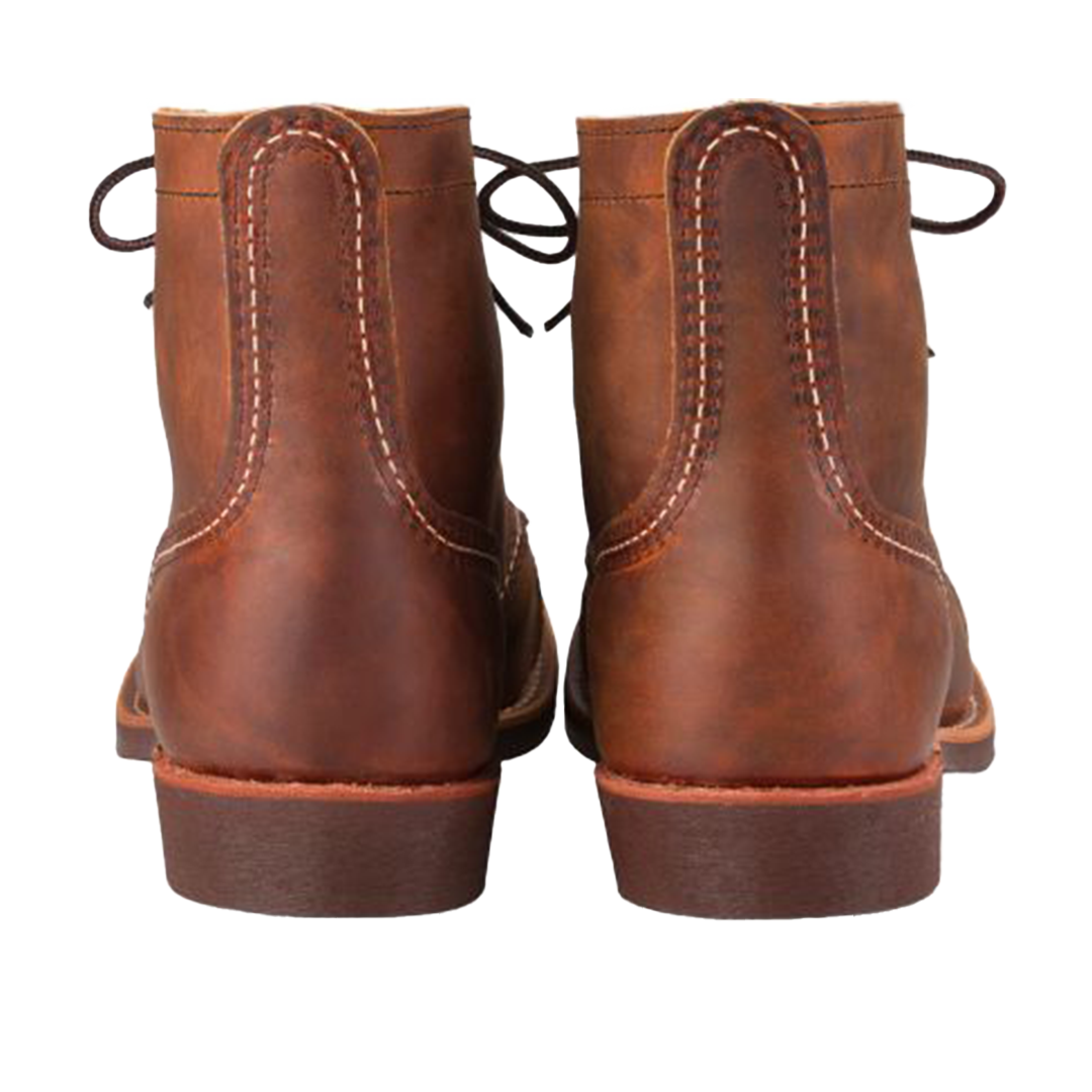 Red Wing Iron Ranger 8085 Copper Rough & Tough Leather Boots - Durable Work & Casual Boots for Men | Perfect for Outdoor Work, Hiking & Everyday Wear