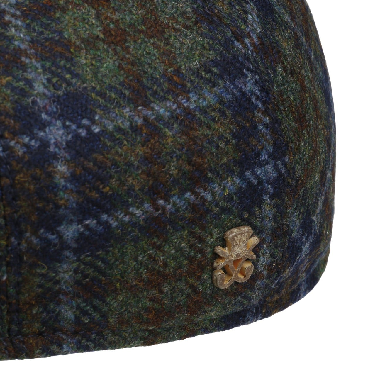 Mayser Marzio New Check Flat Cap - Stylish Wool Blend Men's Hat for Casual & Outdoor Wear