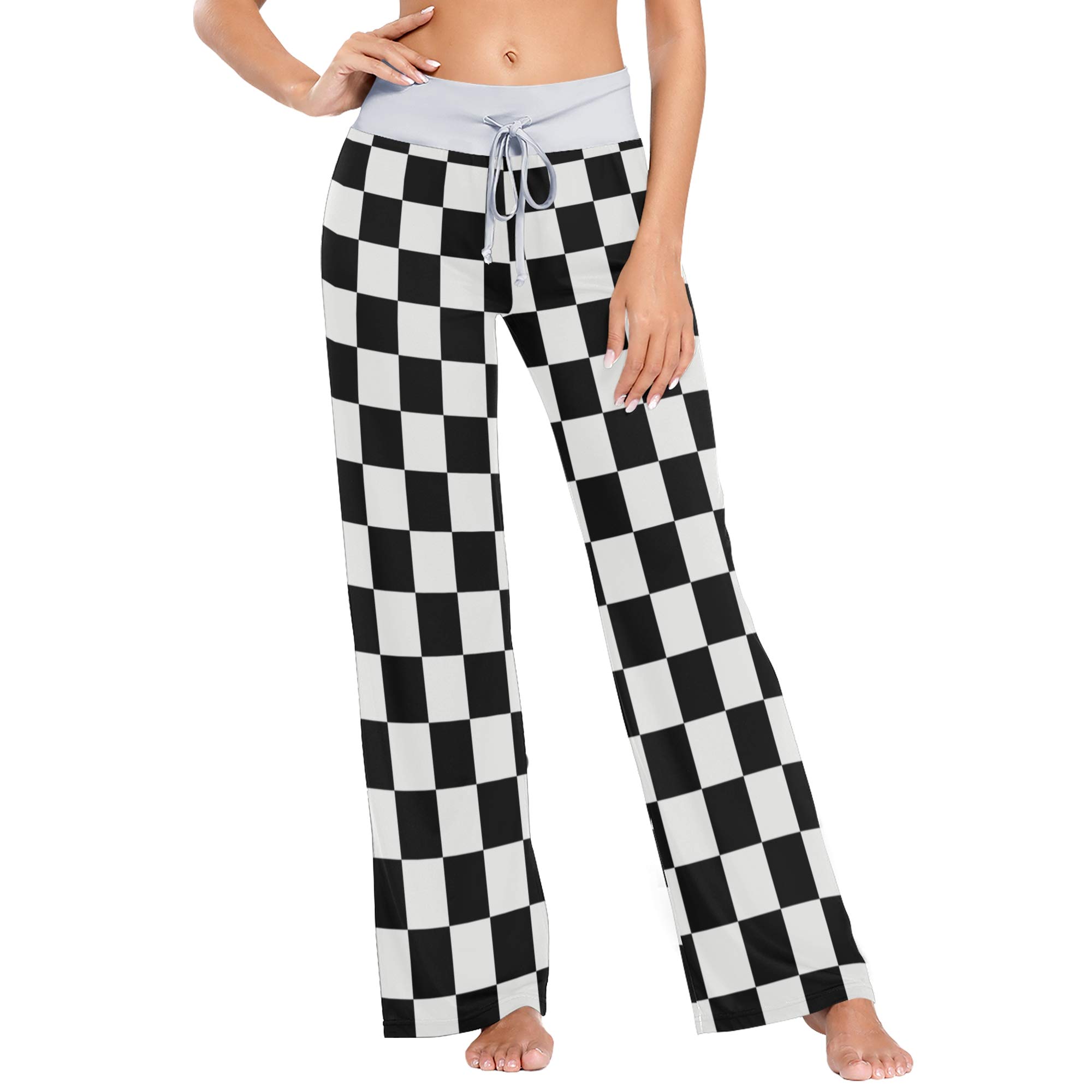 XUWU Women's Lounge Pajama Pants - Soft Stretchy Wide Leg Sleepwear for Home, Travel & Relaxation | Comfortable Casual Loungewear for Women