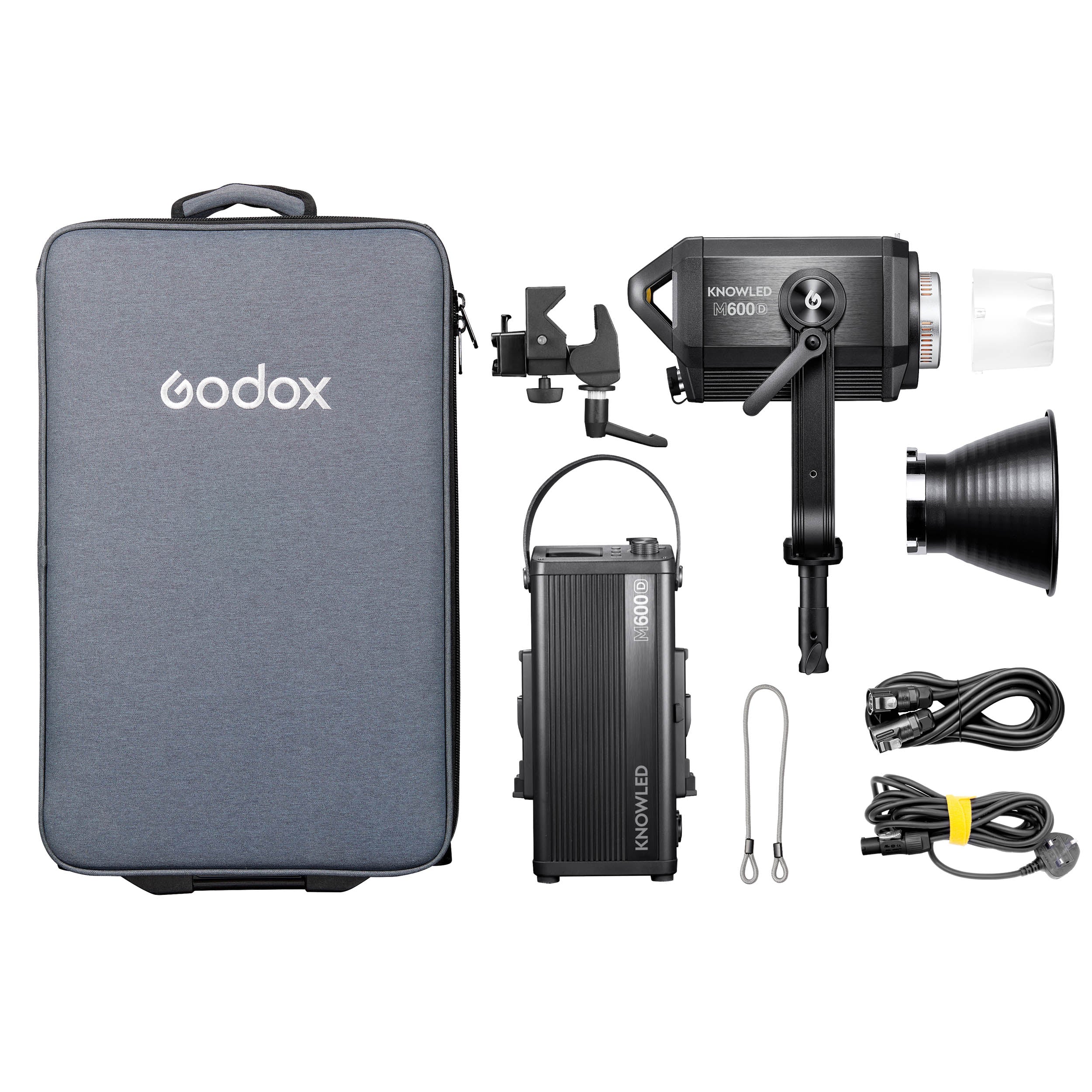 KNOWLED M600D 740W High Power LED Studio Light for Photography, Videography, and YouTube Content Creation - Perfect for Portrait, Product, and Indoor Shooting