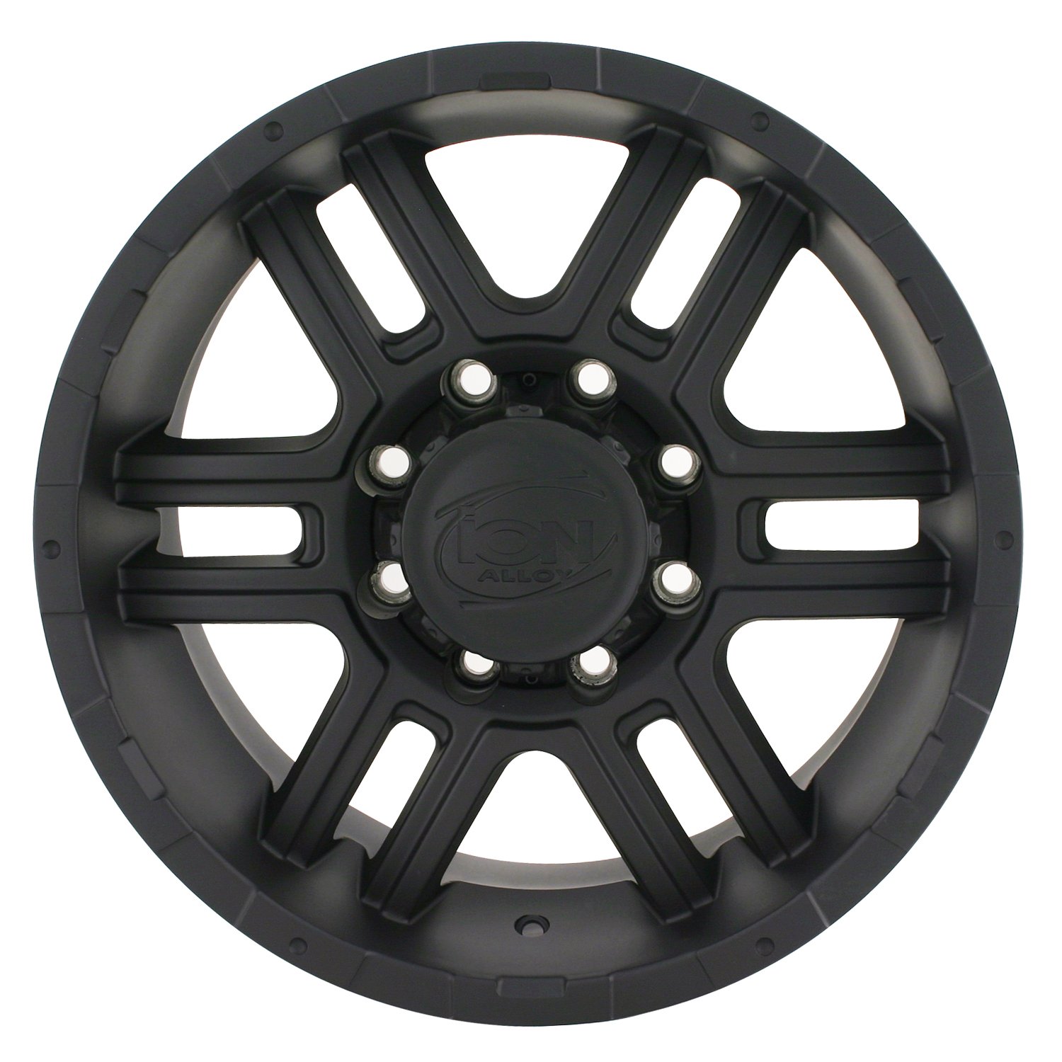 Ion Alloy 179 Black Wheel with Machined Face and Lip - 17x9 Inches, 6x139.7mm Bolt Pattern - Perfect for Off-Road Trucks, SUVs, and Custom Builds