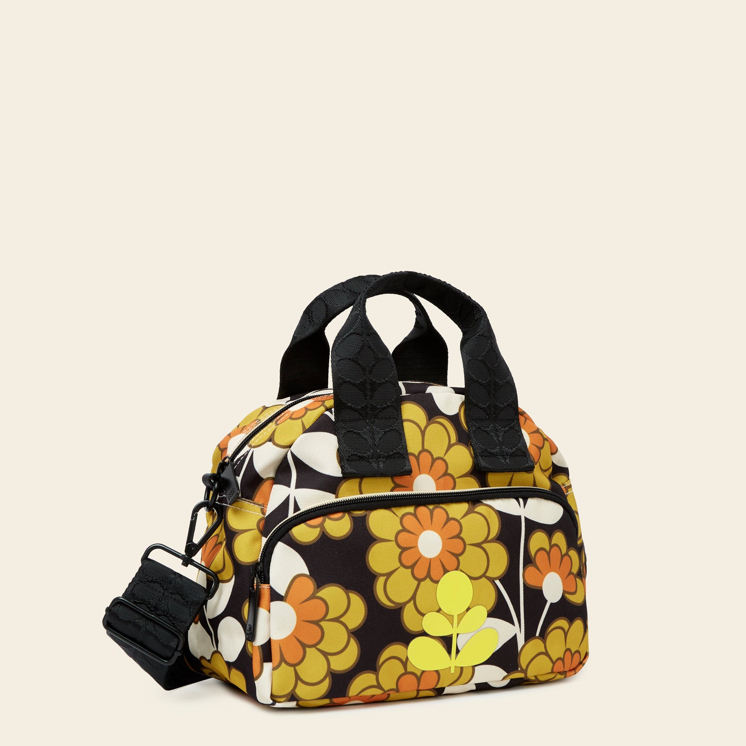 Dahlia Saffron Radial Handbag - Stylish Women's Crossbody Purse for Casual Outings & Date Nights