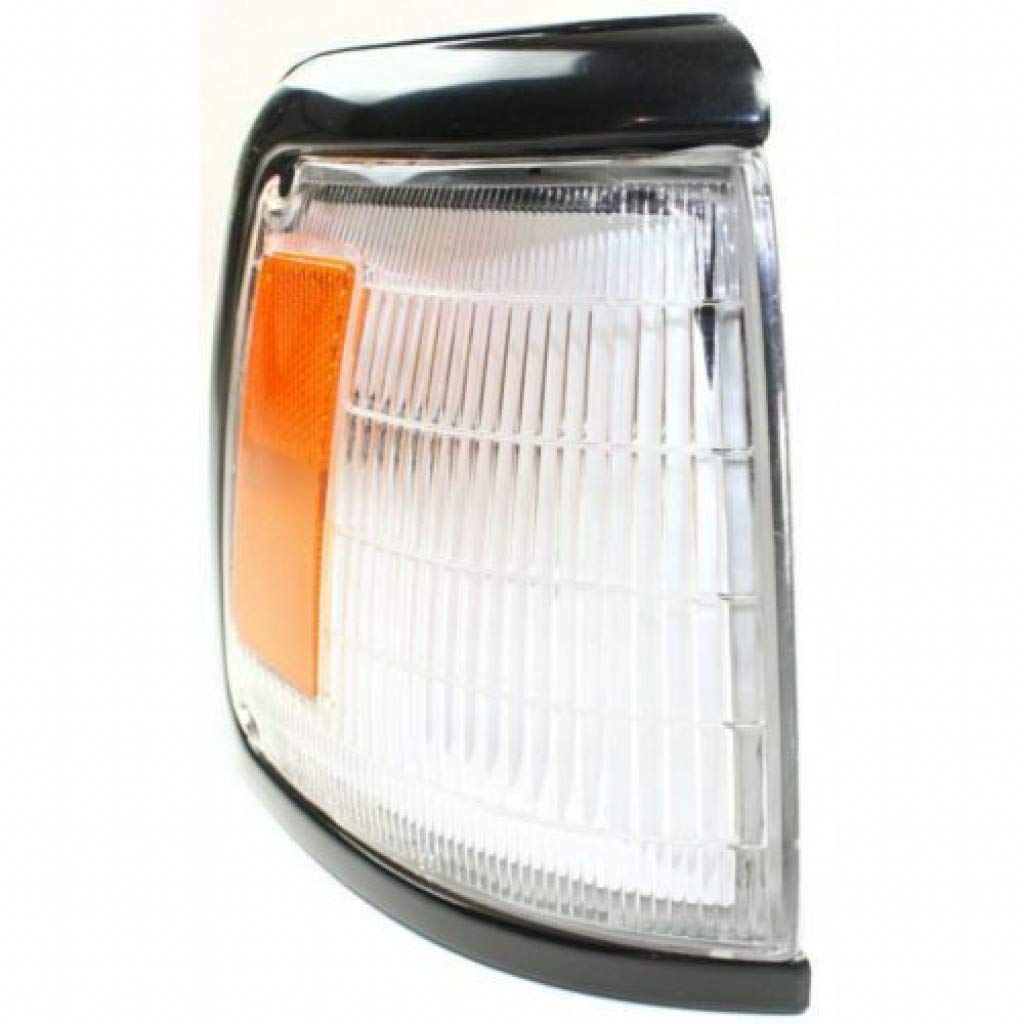 1992-1995 Toyota Pickup 2WD Clearance Parking Lights Pair - Driver & Passenger Side - Base Model Black (TO2520125) - Perfect for Night Driving & Enhanced Vehicle Visibility