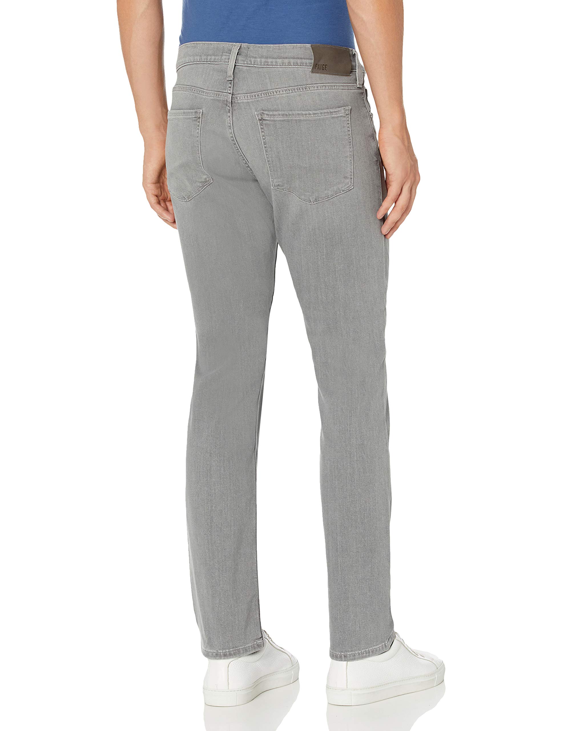 PAIGE Men's Normandie Straight Leg Jeans for Men | Classic Denim Pants with Comfortable Fit | Perfect for Casual Wear, Office & Everyday Outfits