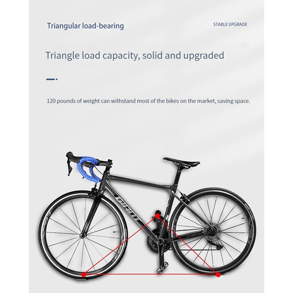 Bike Wall Mount Hanger - Heavy Duty Metal Bicycle Hook Set for Secure Bike Storage | Perfect for Garage, Apartment & Indoor Cycling Organization