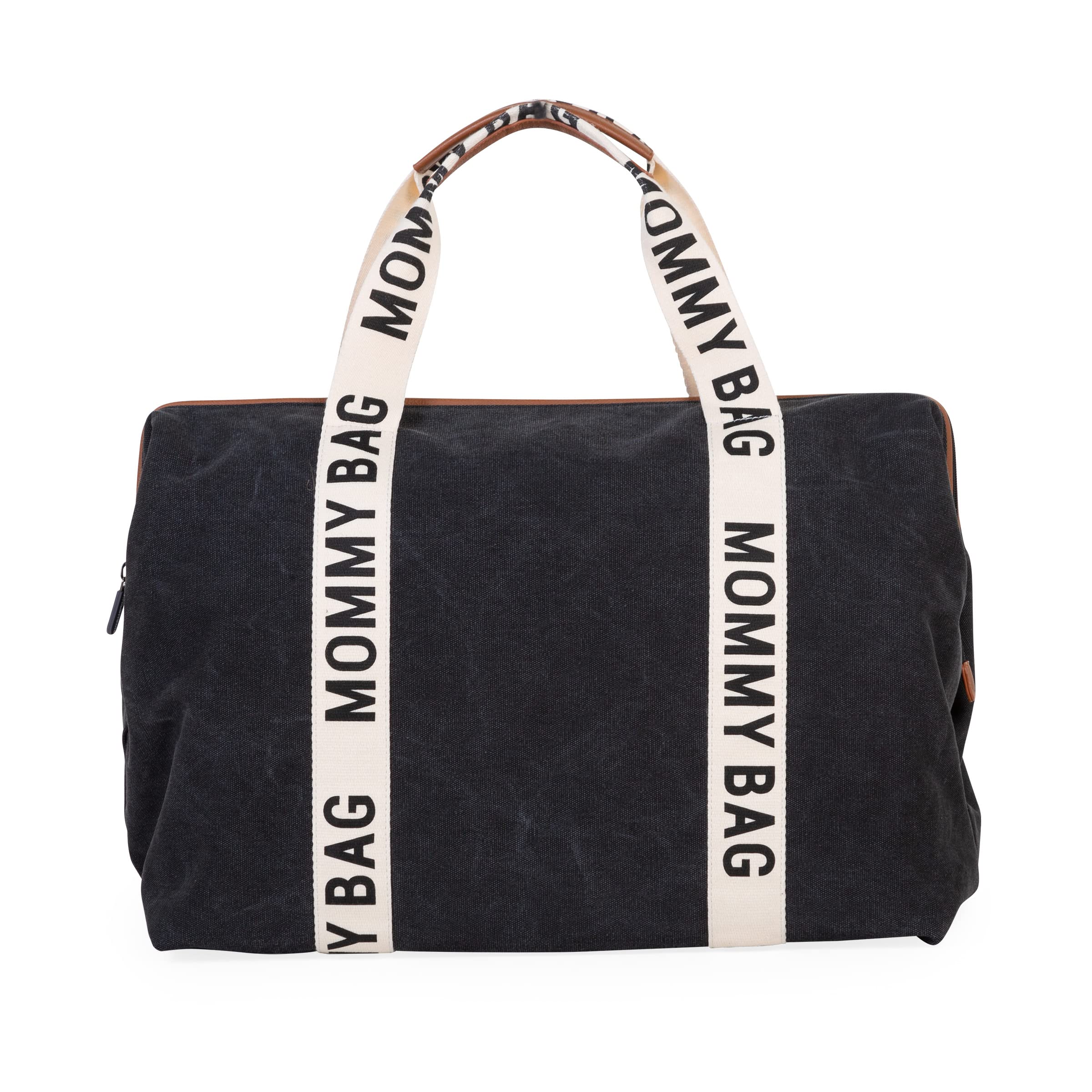 Childhome Signature Mommy Bag - Waterproof Sporty Diaper Tote for Baby Essentials | Large Travel Organizer for Moms | Perfect for Daycare, Park Outings & Family Trips