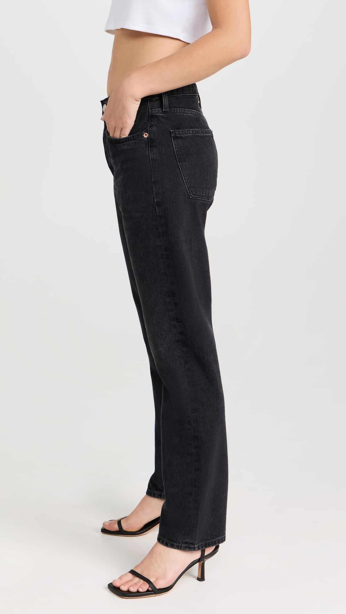 AGOLDE Women's Parker Long High Rise Straight Leg Jeans - Comfortable & Stylish for Everyday Wear, Office, and Casual Outings