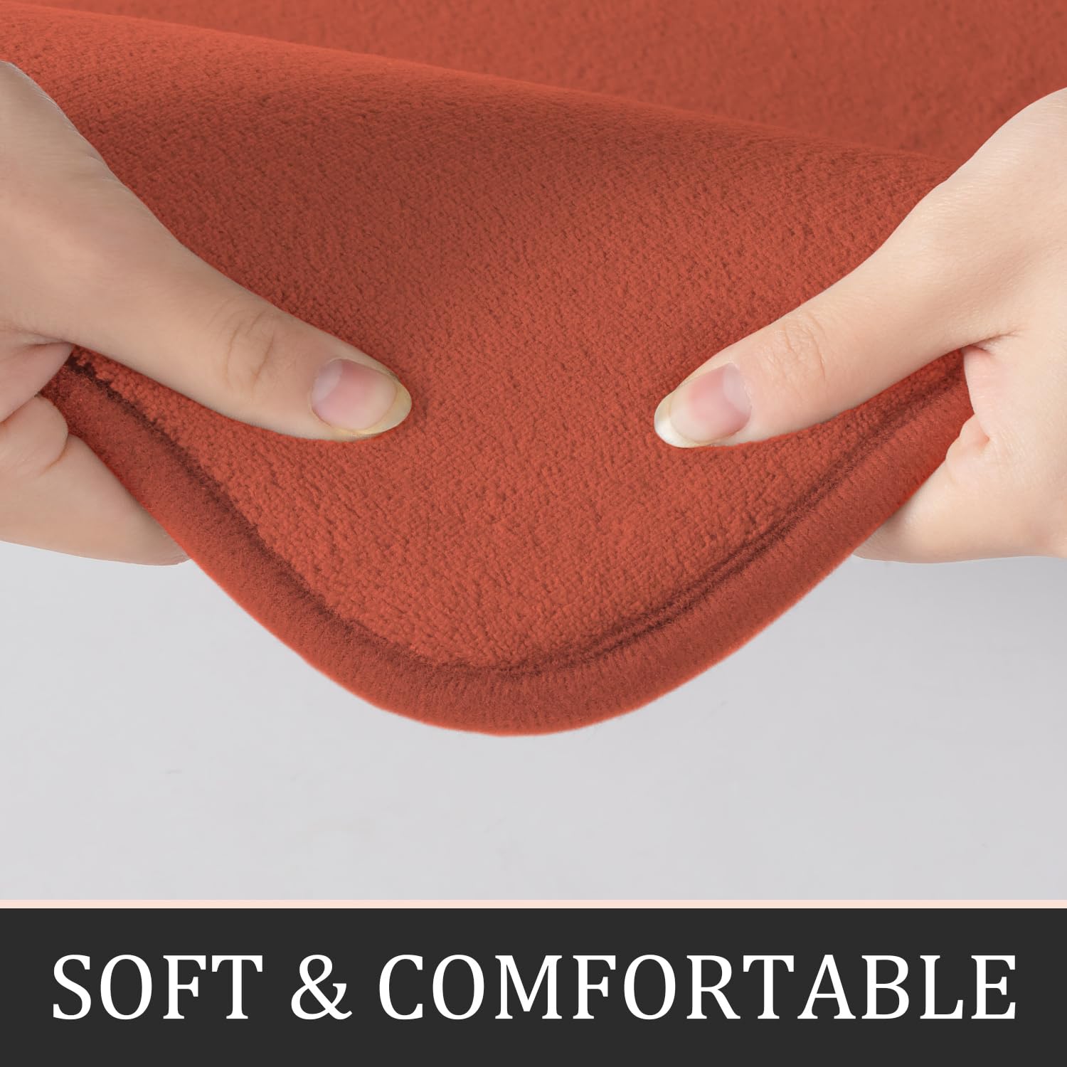 YIHOUSE 2-Piece Memory Foam Bath Mat Set - Non-Slip, Absorbent for Shower & Bathroom