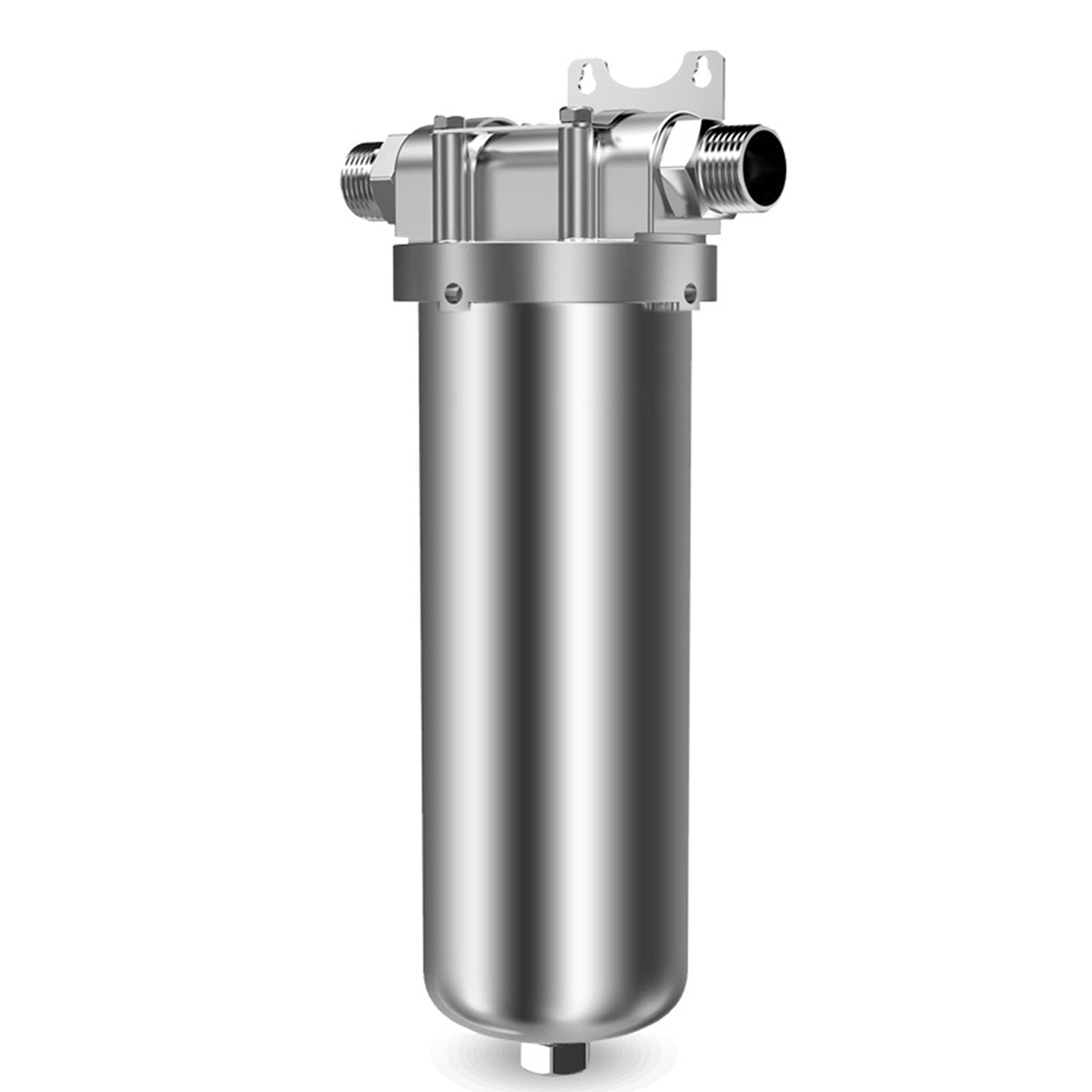 40 Micron Spin Down Sediment Water Filter for Whole House - Prefilter Filtration System for Well Water, Improves Family Water Supply with 8000L Large Flow Capacity - Perfect for Home, RV, and Outdoor Water Purification