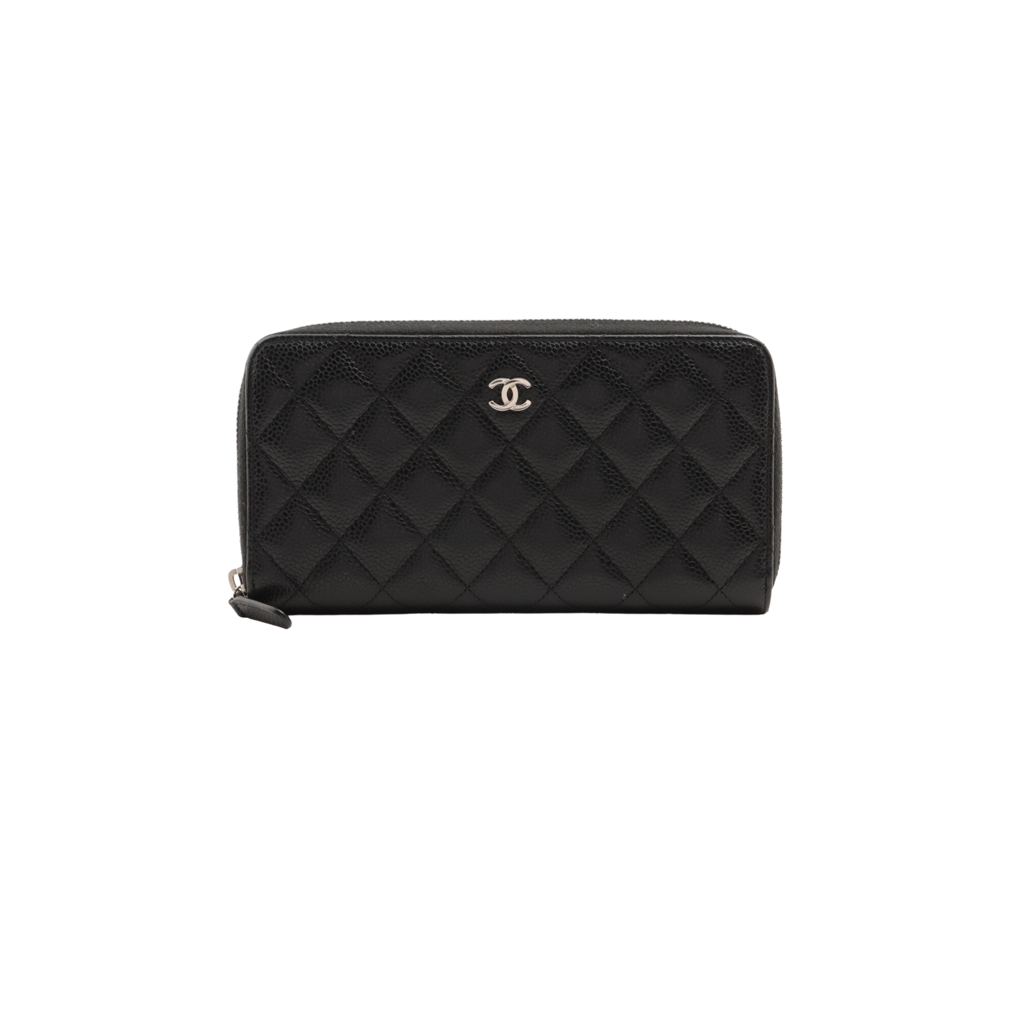 Chanel Caviar Leather Long Zip Wallet Black - Luxury Designer Wallet for Women, Perfect for Everyday Use & Special Occasions