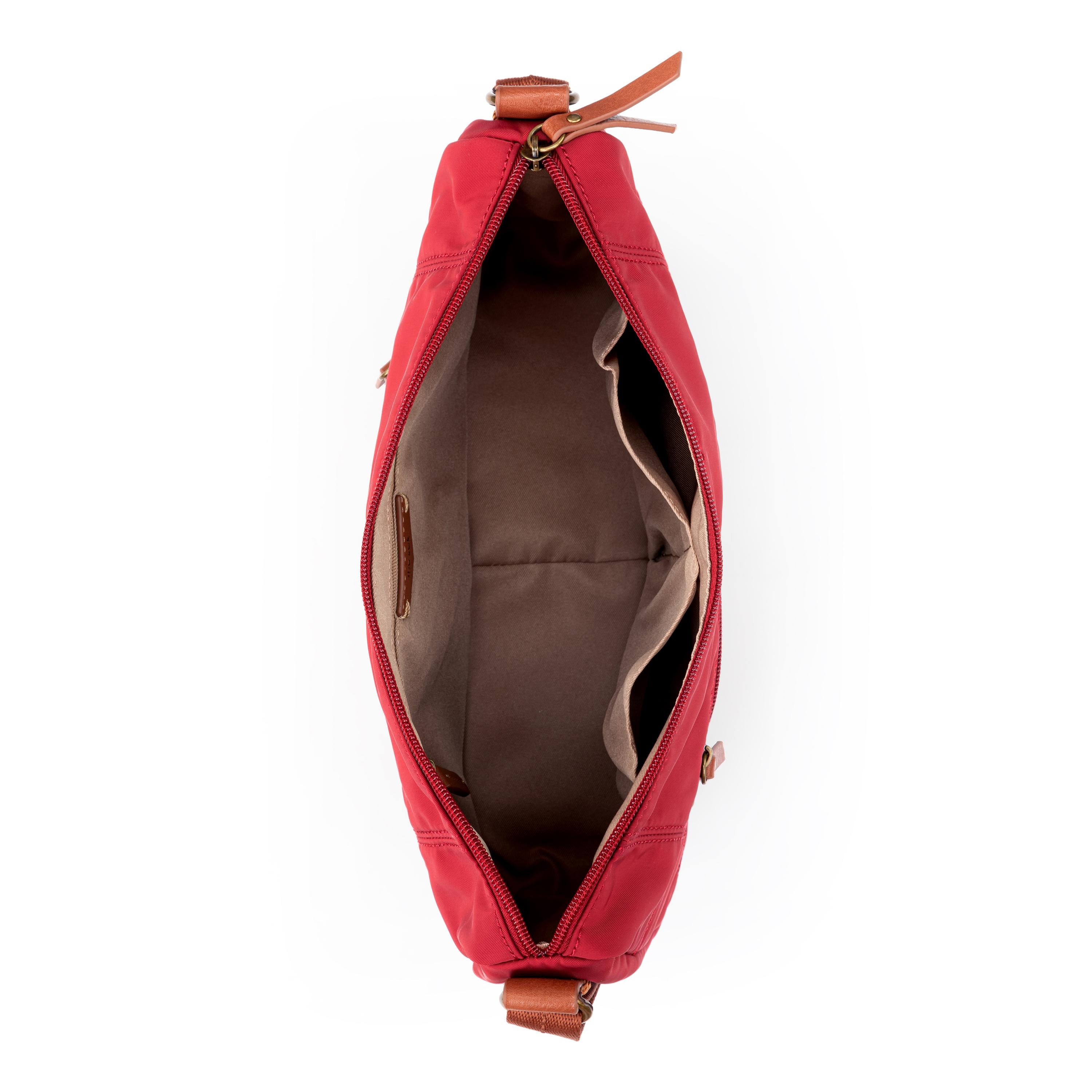 Esperato Hobo Bag - Premium Nylon Handbag in Crimson Red - Perfect for Work, Travel, and Everyday Use