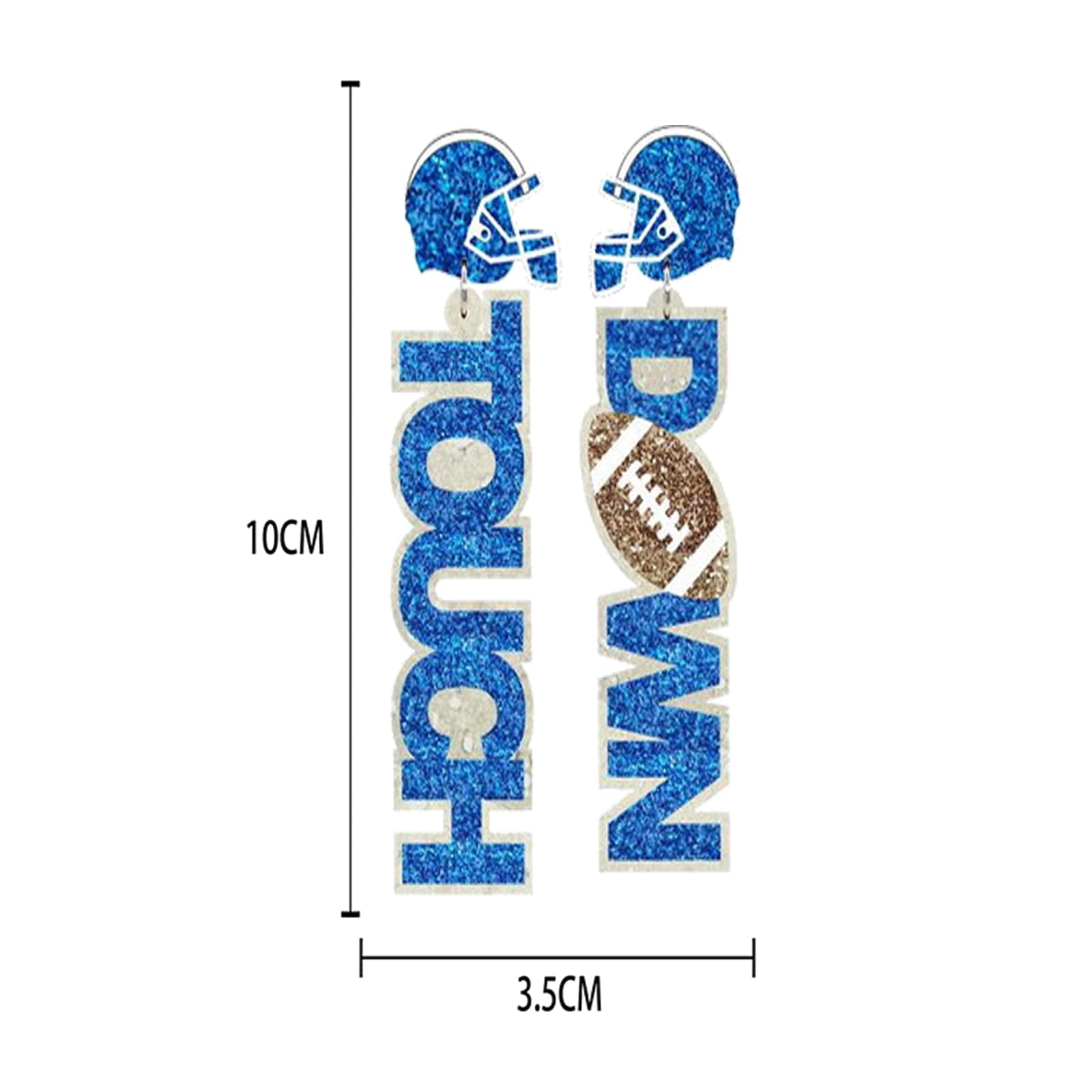 Stylish Acrylic Football Earrings for Women – Perfect Game Day Accessories & Sports Lover Gifts | Wear to Football Games, Tailgates & Team Parties