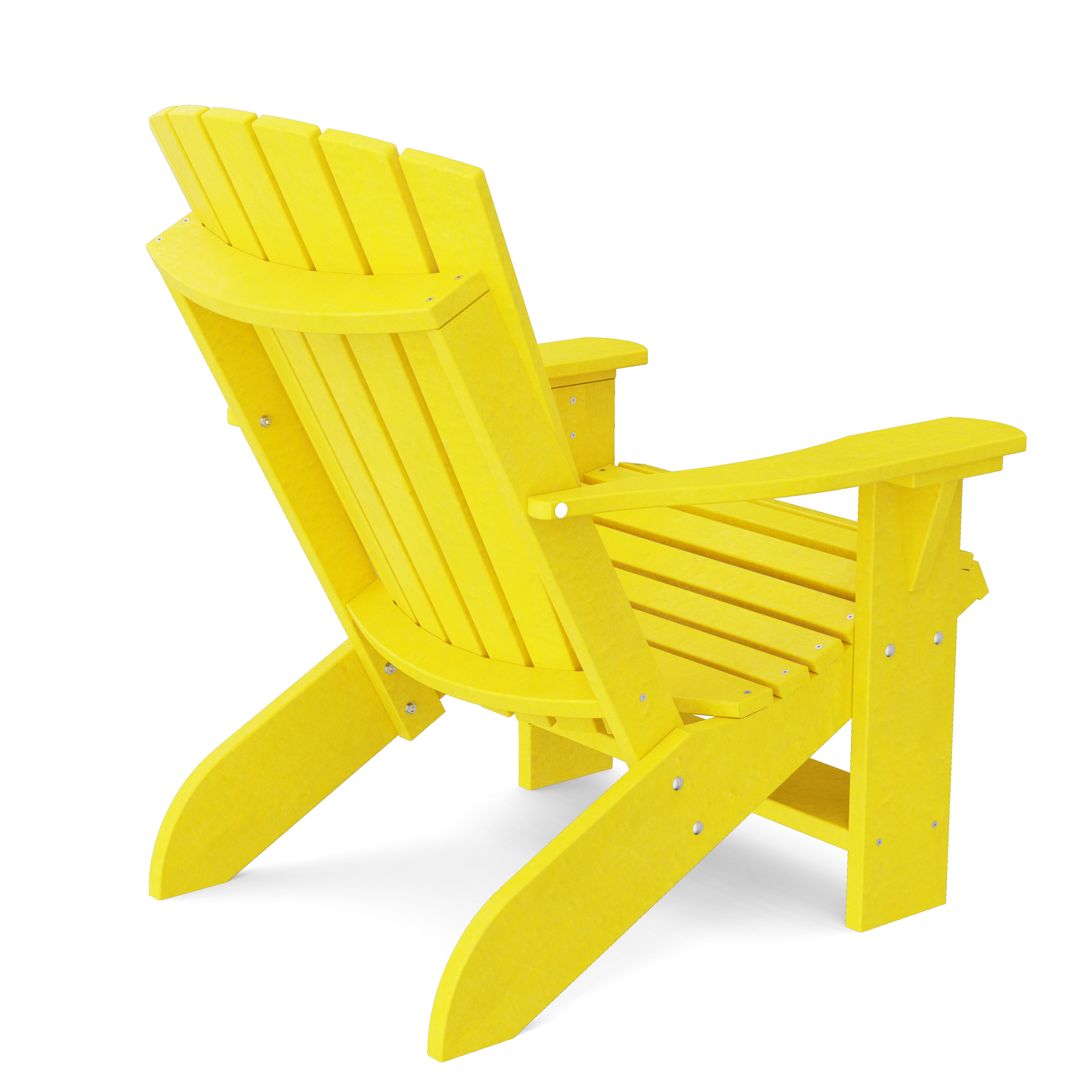 Premium Heritage Adirondack Chair - Solid Wood Outdoor Patio Furniture for Garden, Deck, Poolside & Backyard Relaxation