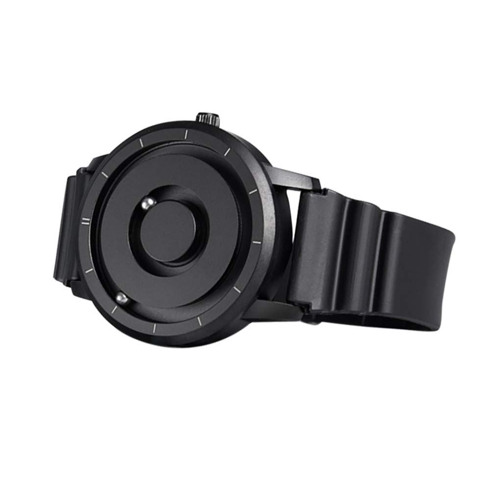 Stylish Magnetic No Quartz Analog Watch - Modern Men's & Women's Wristwatch with Number Markers | Perfect for Business, Casual & Formal Occasions